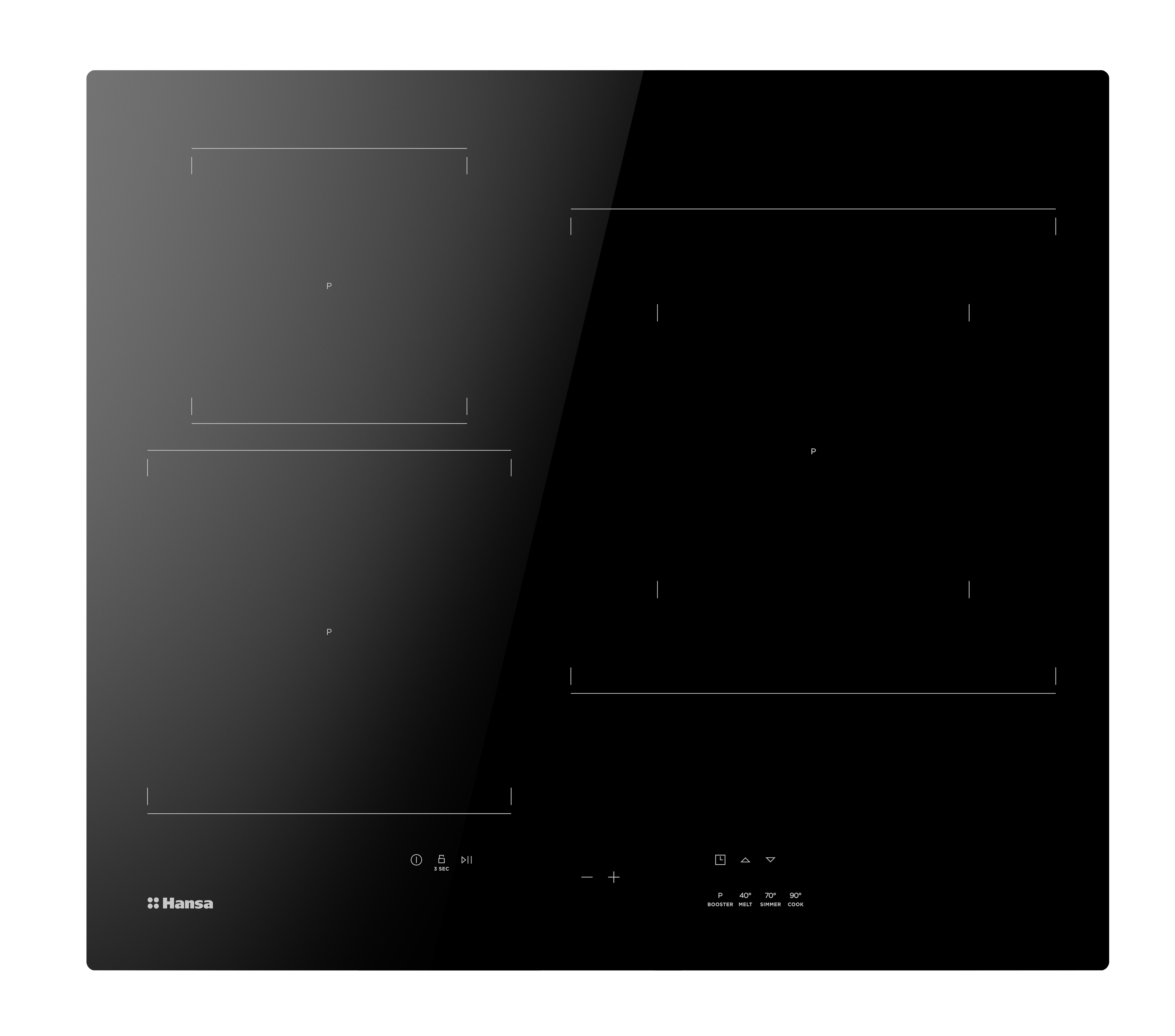 Изображение товара Индукционная варочная панель Hansa BHI67006 59.20 см черная