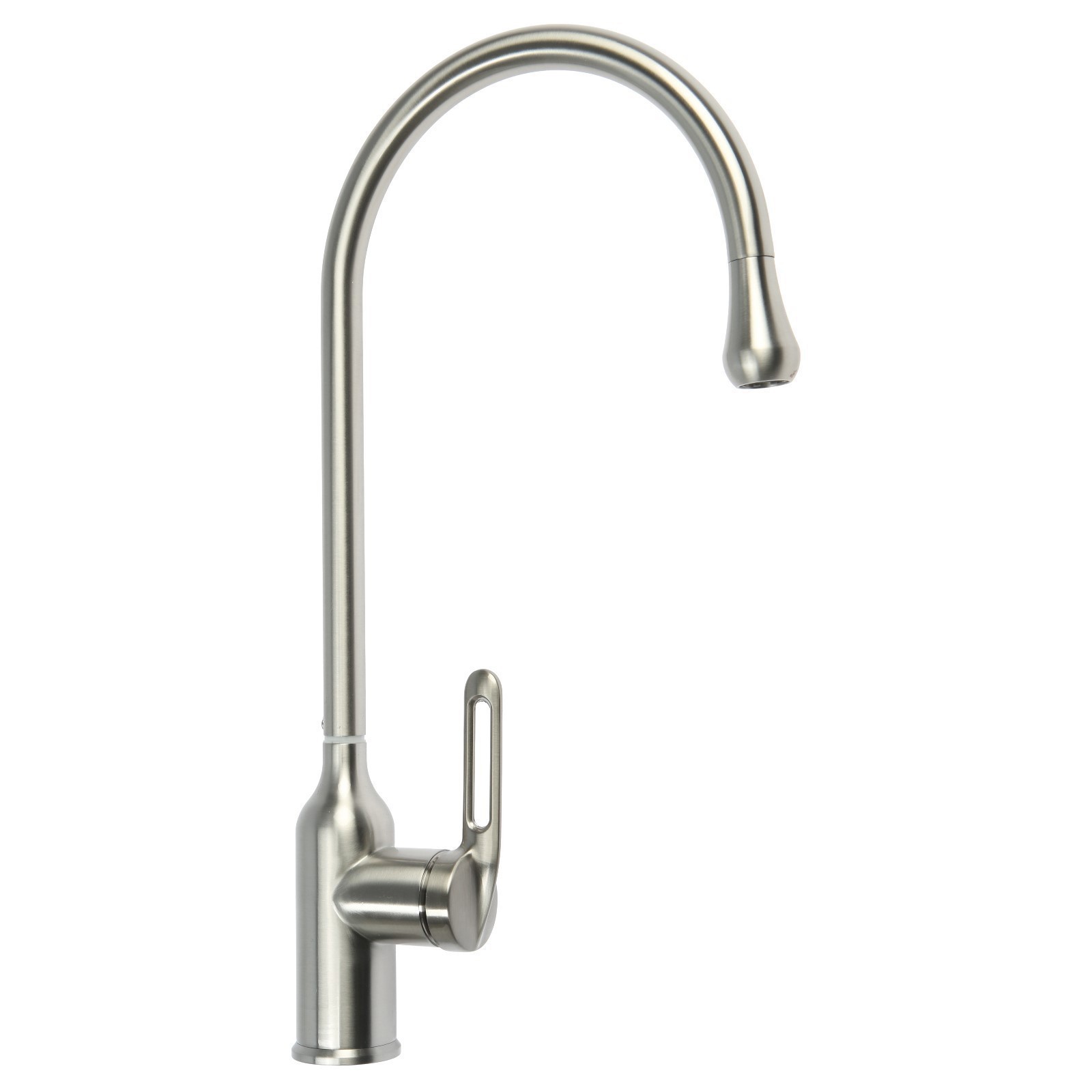 Изображение товара Смеситель для кухни ZEIN Z2750 однорычажный поворотный 27 см сатин