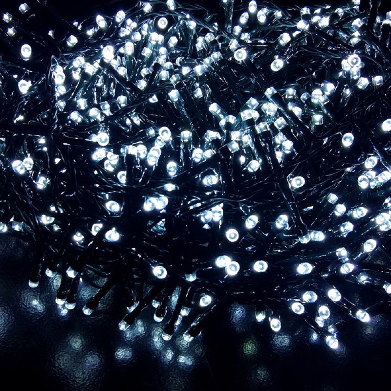 Изображение товара Электрогирлянда Winter Glade cc370 7.4м 370 LED 8 режимов белый