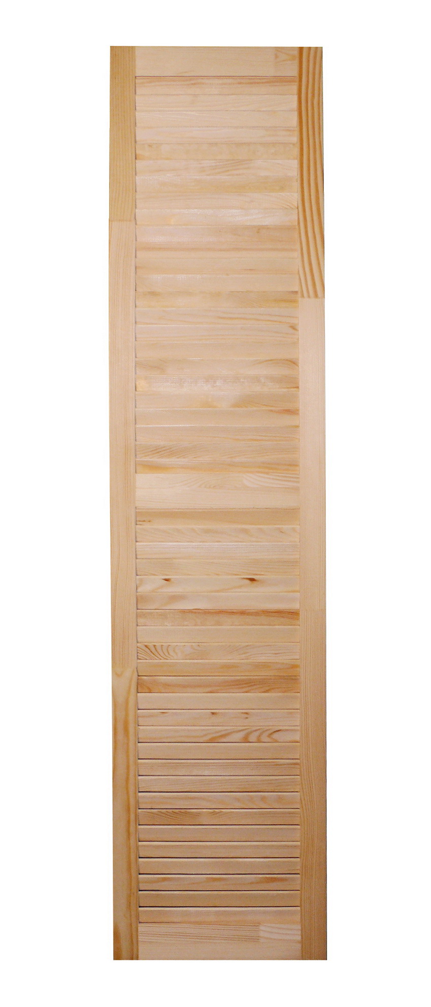 Изображение товара Жалюзийная дверь Леспроф 1505x344х20 мм сосна натуральное дерево