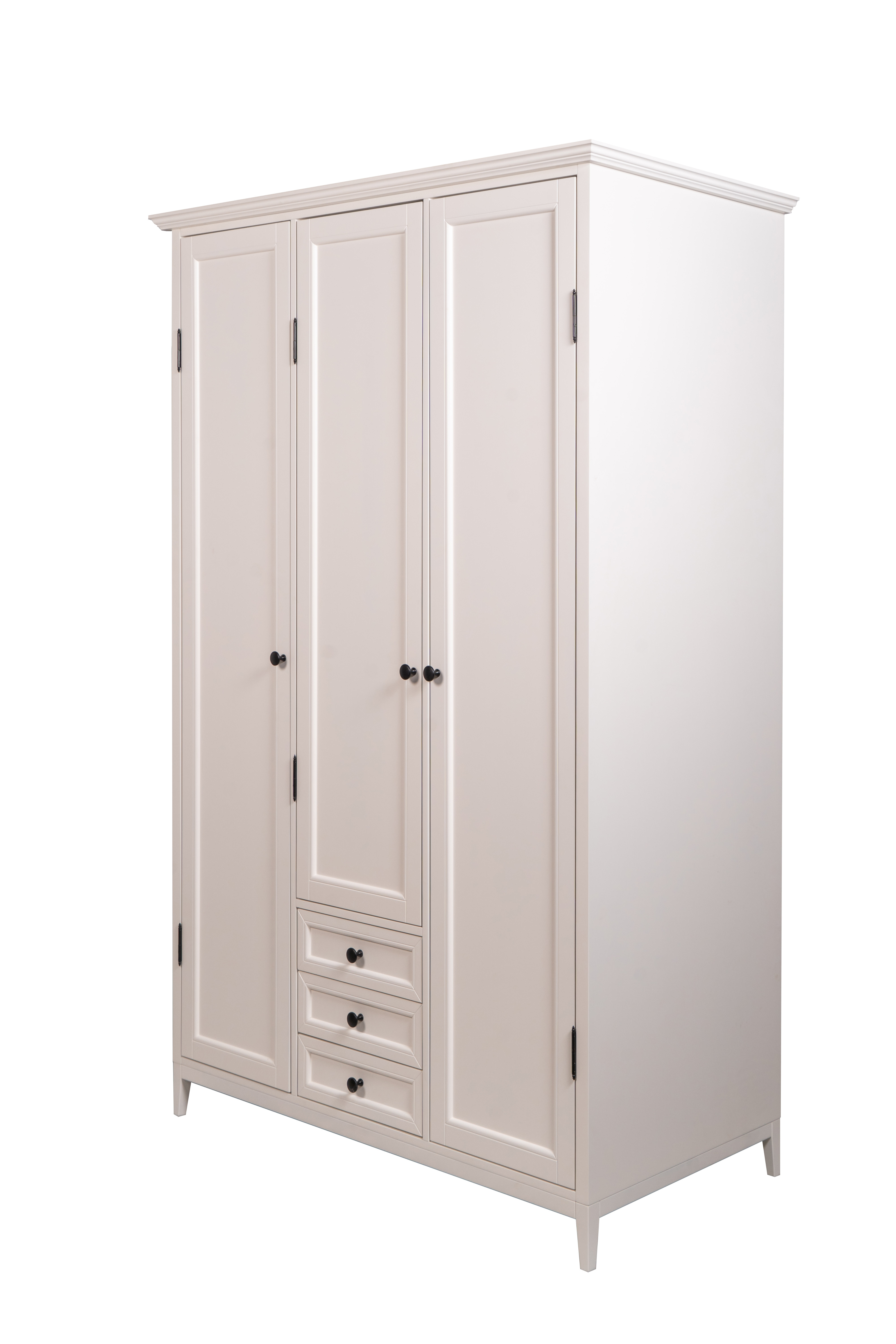 Изображение товара Шкаф распашной Фурнитурни 87x190x35.5 см МДФ с покрытием цвет белый