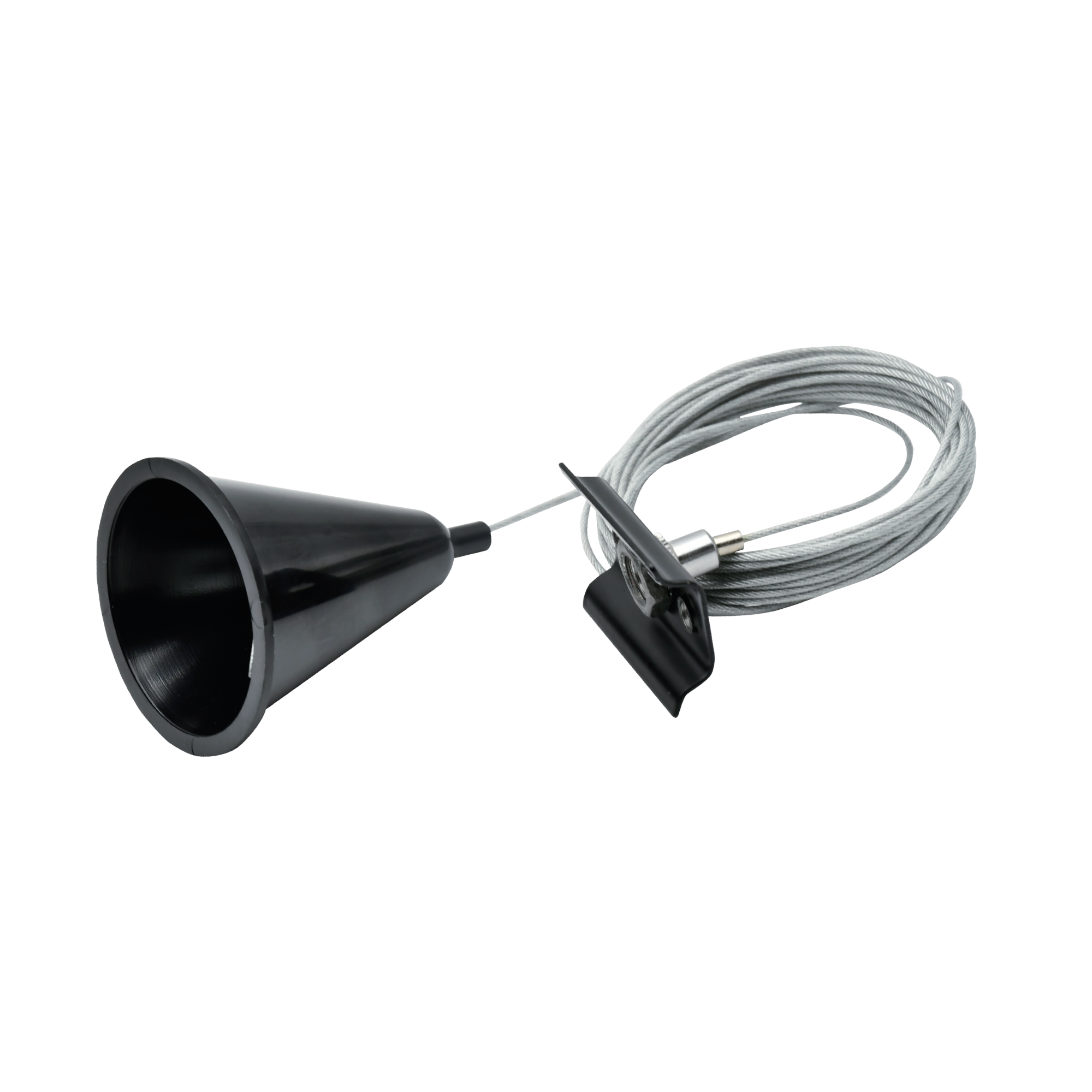 Изображение товара Подвес тросовый для трекового шинопровода Ritter Artline 55x69мм провод 1.5м металл/пластик цвет чёрный