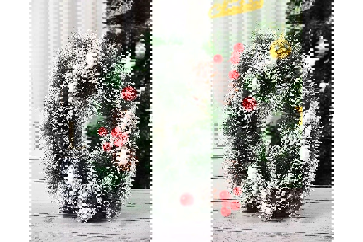 Изображение товара Рождественский венок Homium NYhappy01 ø 30 см с декором