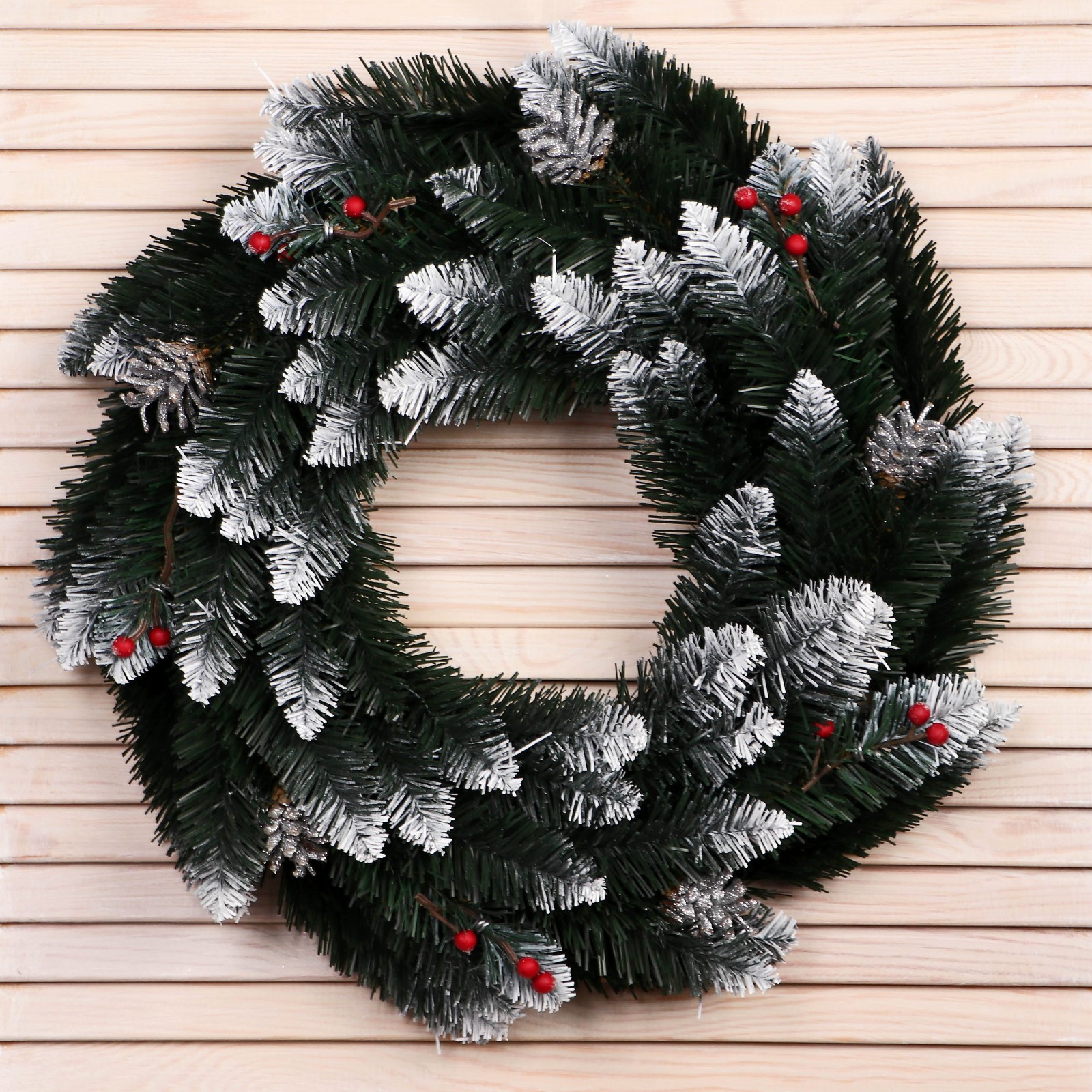 Изображение товара Рождественский венок Simaland 10111425 ø 50 см с декором