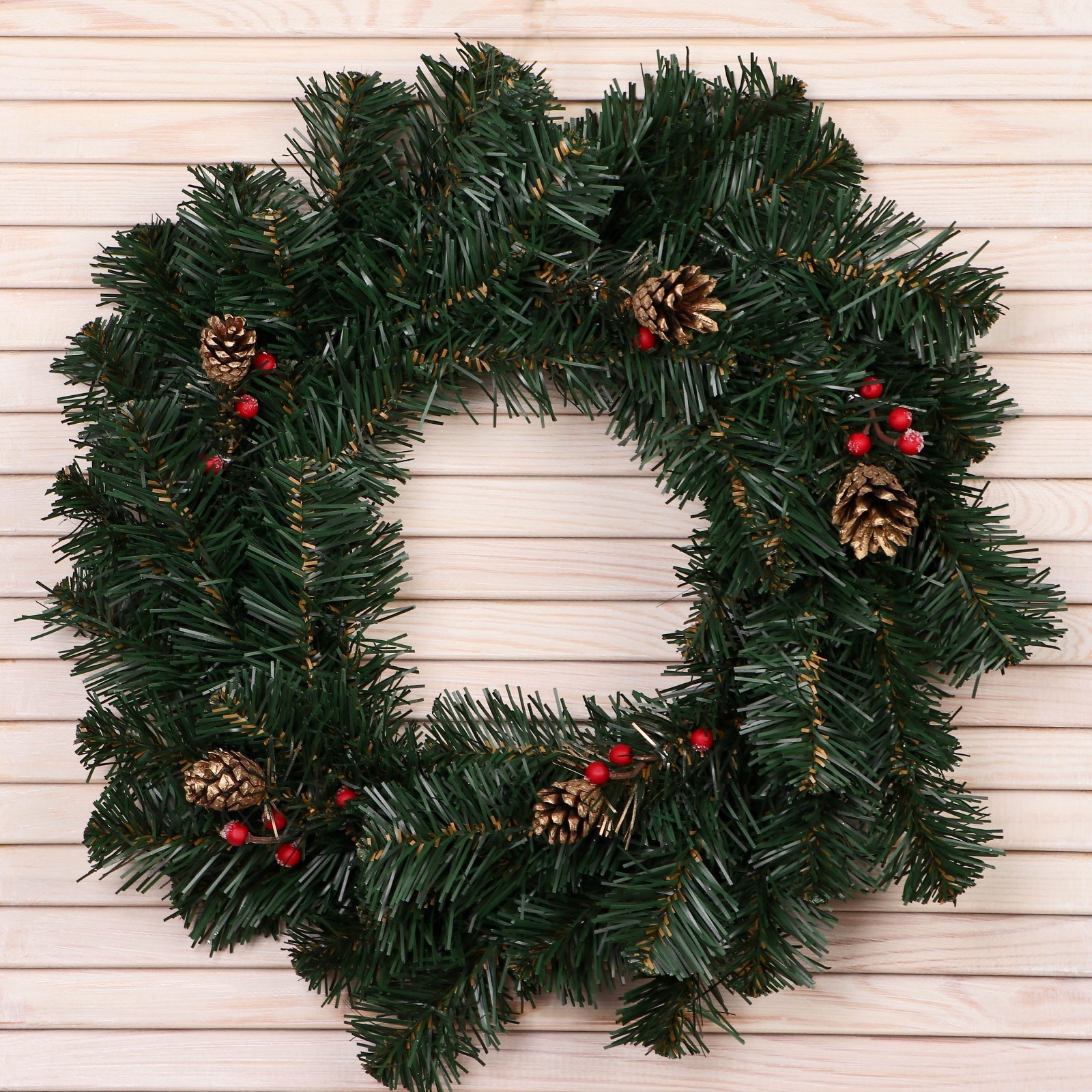 Изображение товара Рождественский венок Simaland 10111394 ø 45 см с декором