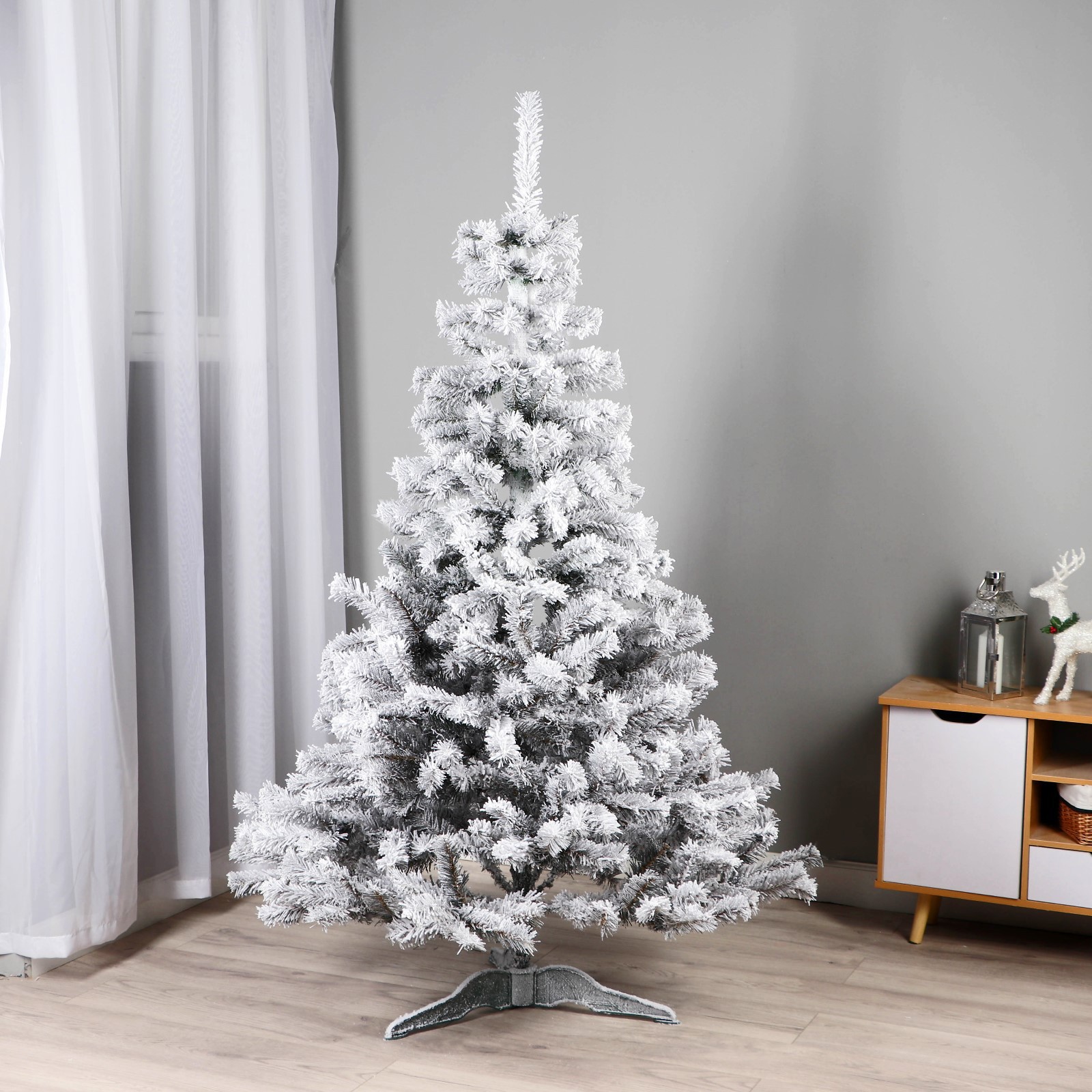 Изображение товара Ель новогодняя искусственная Max christmas 9948556 Аляска заснеженная 180 см