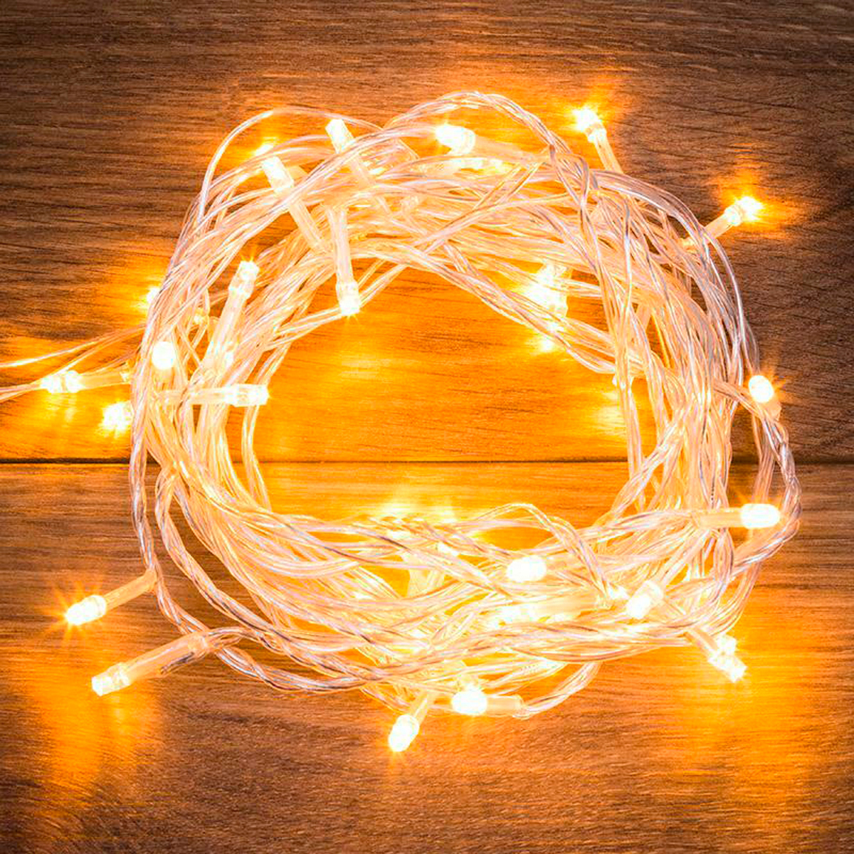 Изображение товара Электрогирлянда Neon-night 4 метра 25 светодиодов теплый белый IP20