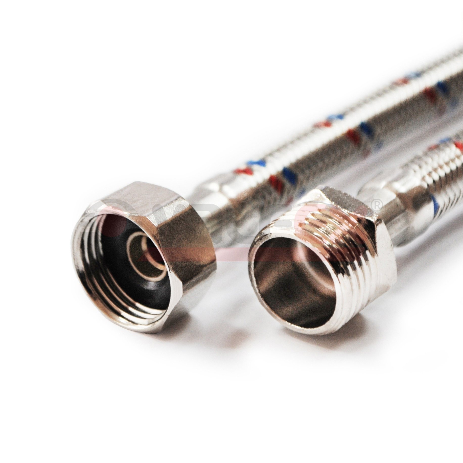 Изображение товара Гибкая подводка для воды Valfex внутренняя наружная резьба 0.6 м