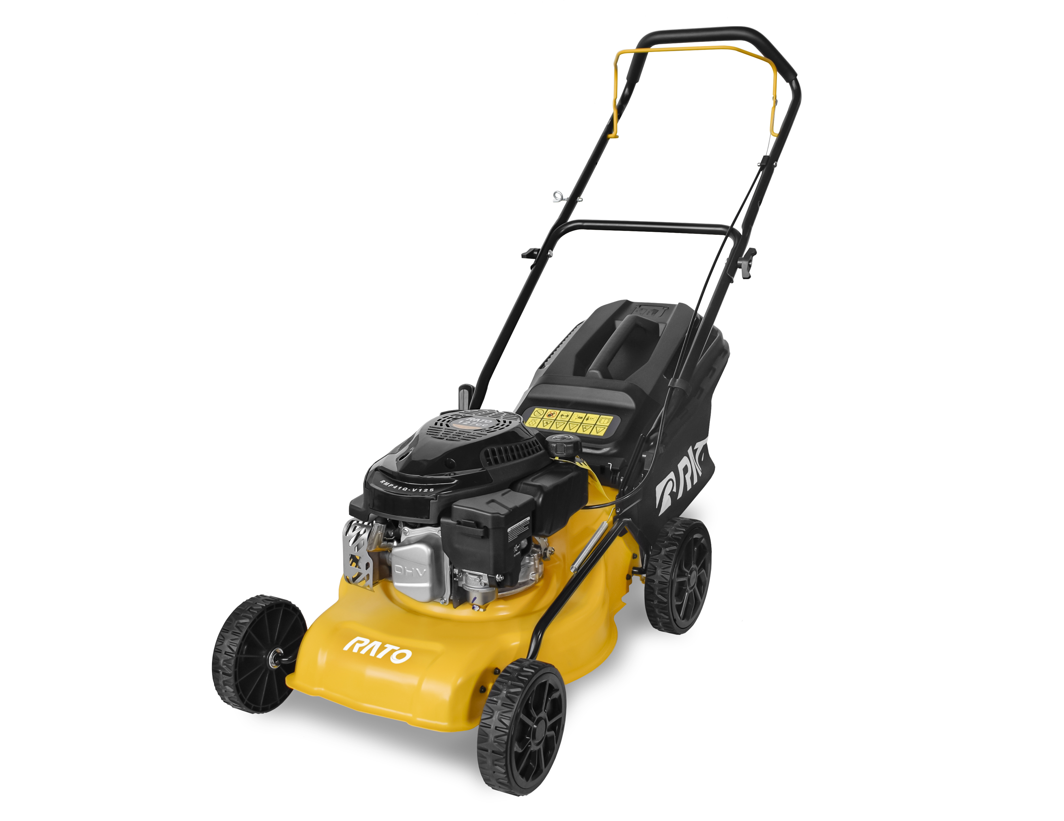 Изображение товара Газонокосилка бензиновая несамоходная Rato rmp41q-v125 3.5 л.с. 41 см Изображение товара Газонокосилка бензиновая несамоходная Rato rmp41q-v125 3.5 л.с. 41 см