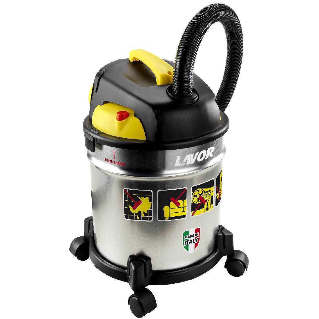 Изображение товара Пылесос строительный Lavor VAC 20 S, 1000 Вт, 20 л