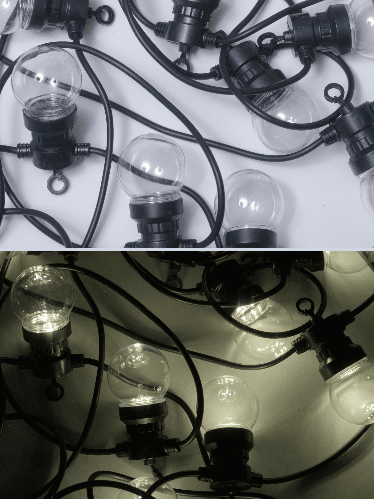 Изображение товара Электрогирлянда универсальная China dans hx-26 гирлянда 5 м 10 ламп теплый белый (желтый) 1 режимов работы