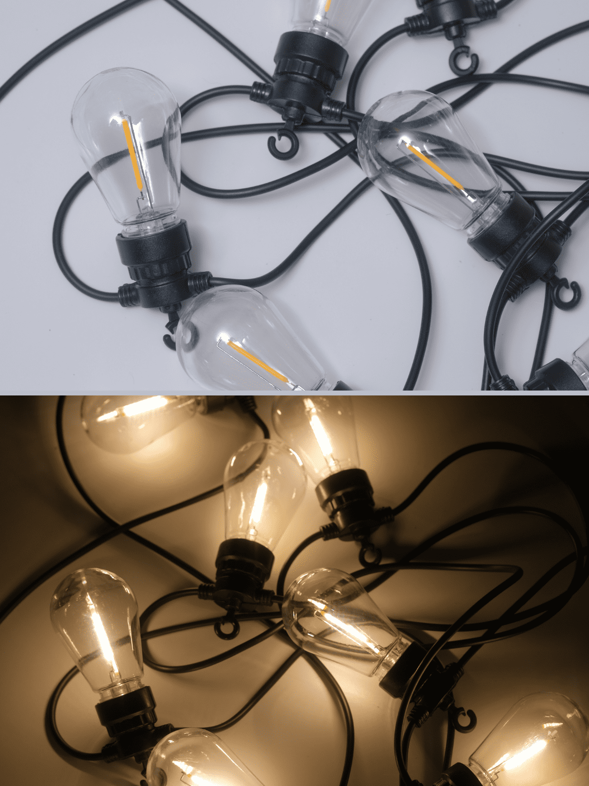 Изображение товара Электрогирлянда уличная в ретро стиле 5 м 10 ламп теплый белый IP44