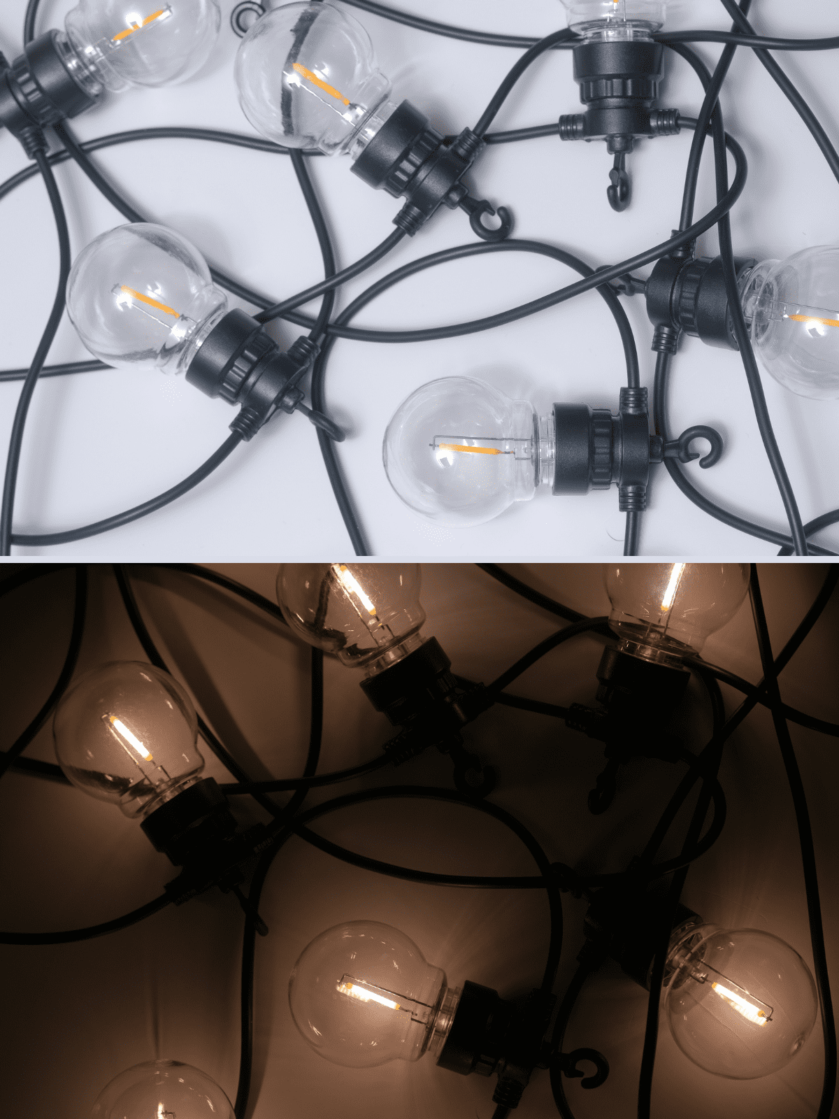 Изображение товара Электрогирлянда универсальная China dans hx-37 гирлянда 5 м 10 ламп теплый белый (желтый) 1 режимов работы