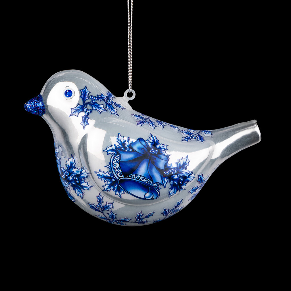 Изображение товара Елочная игрушка Птица колокольчики Erichkrause decor 59395 35 см х 31 см разноцветный