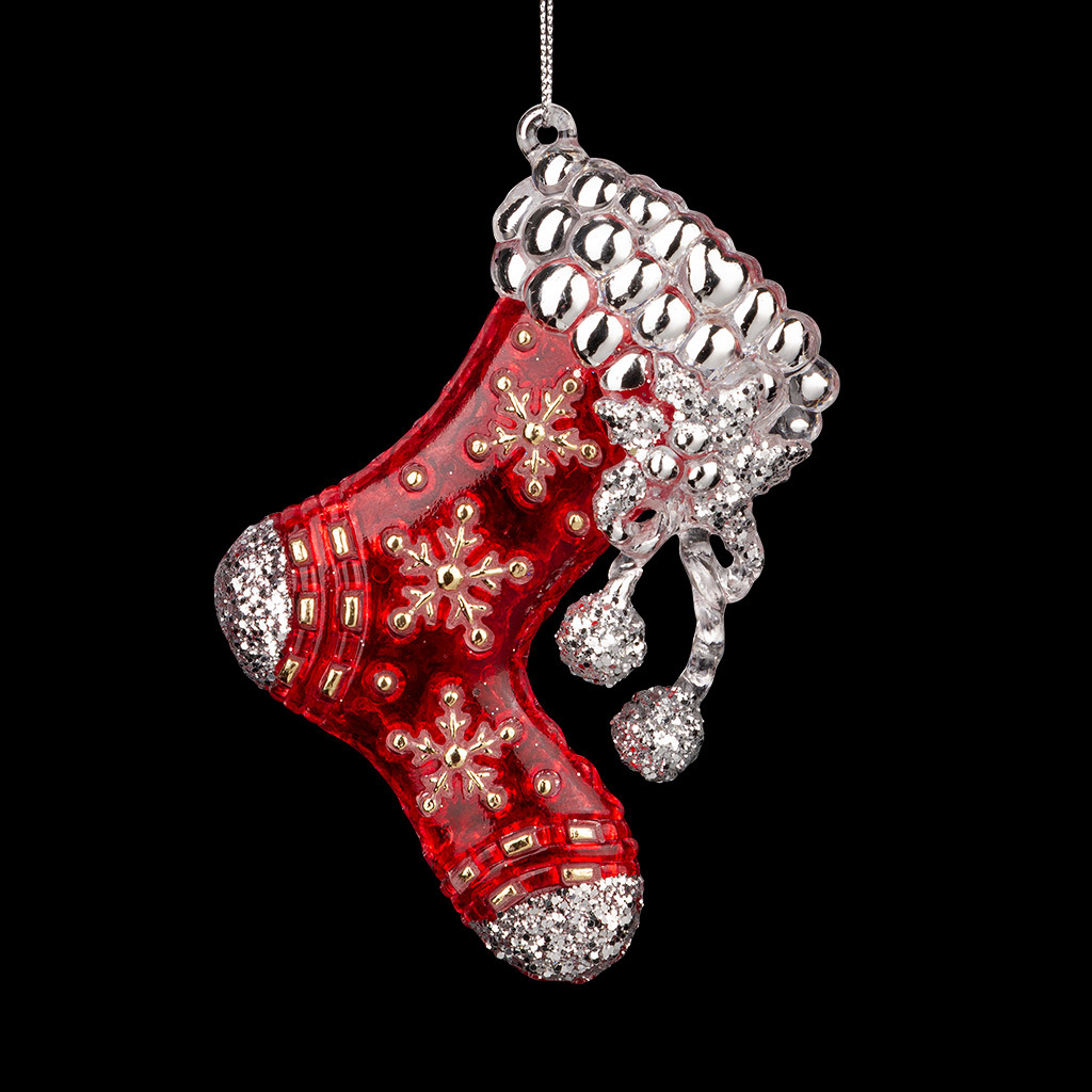 Изображение товара Елочная игрушка Носок рождественский Erichkrause decor 58950 64 см красный