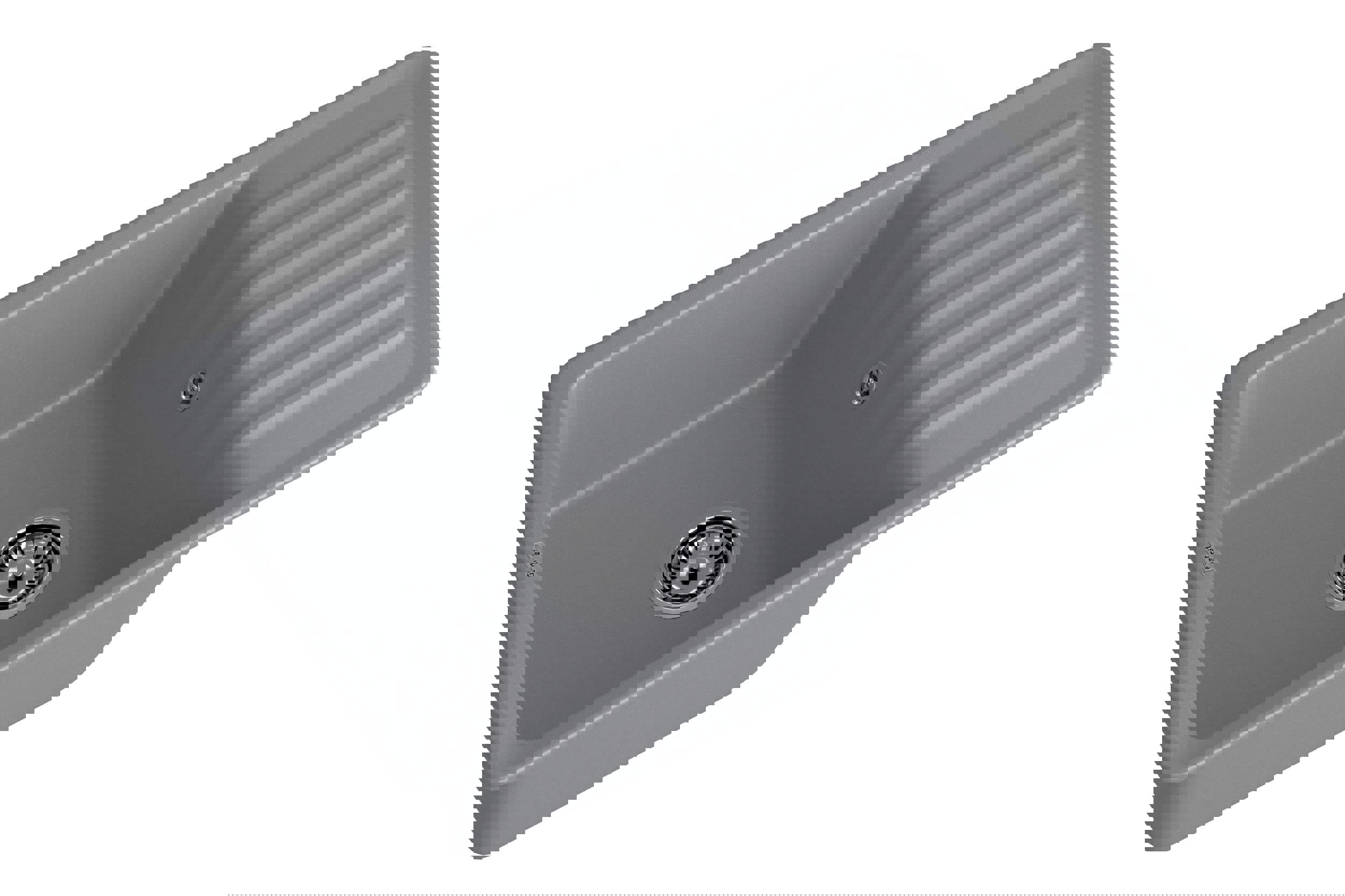 Изображение товара Мойка для кухни GRANFEST Quarz 72 из кварца 47.5x75.2 см темно-серая