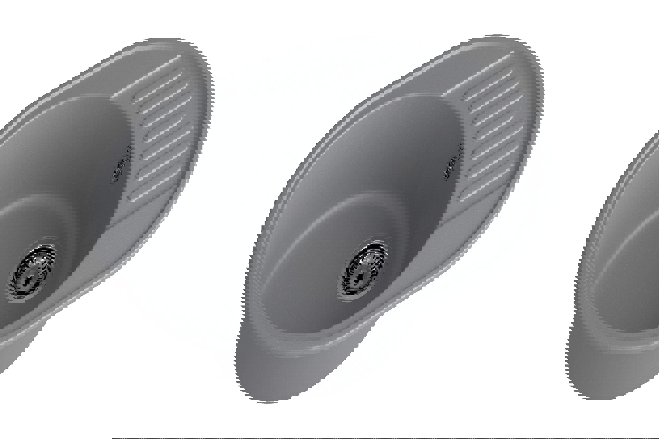 Изображение товара Врезная мойка Granfest Quarz 58 48x61.7x18 см кварц цвет темно-серый