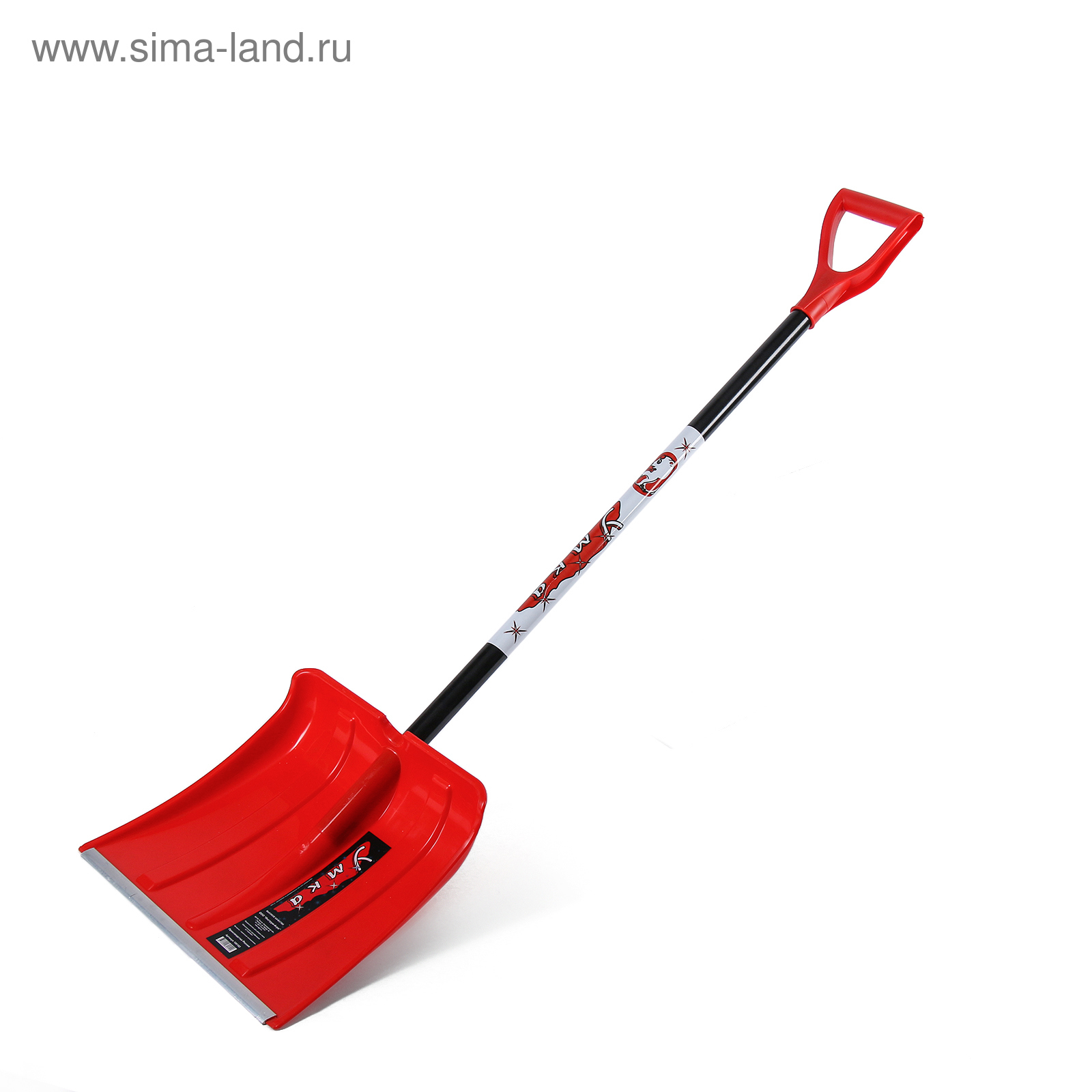 Изображение товара Пластиковая лопата Инструм-Агро Умка 380x370 мм с алюминиевым черенком