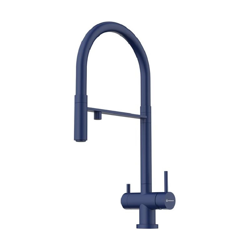 Изображение товара Однорычажный смеситель для кухни Omoikiri Kanto с синем изливом 20.6 см