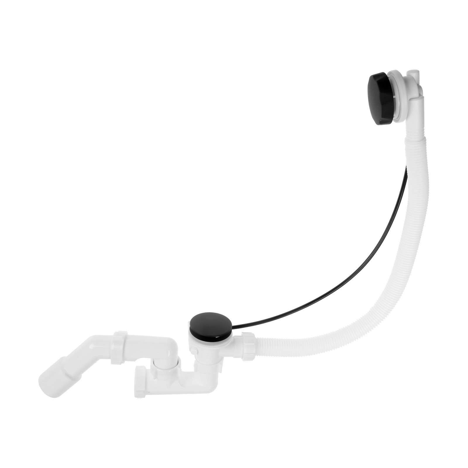 Изображение товара Сифон для ванны АНИ Пласт EM321BL полуавтомат 40 мм