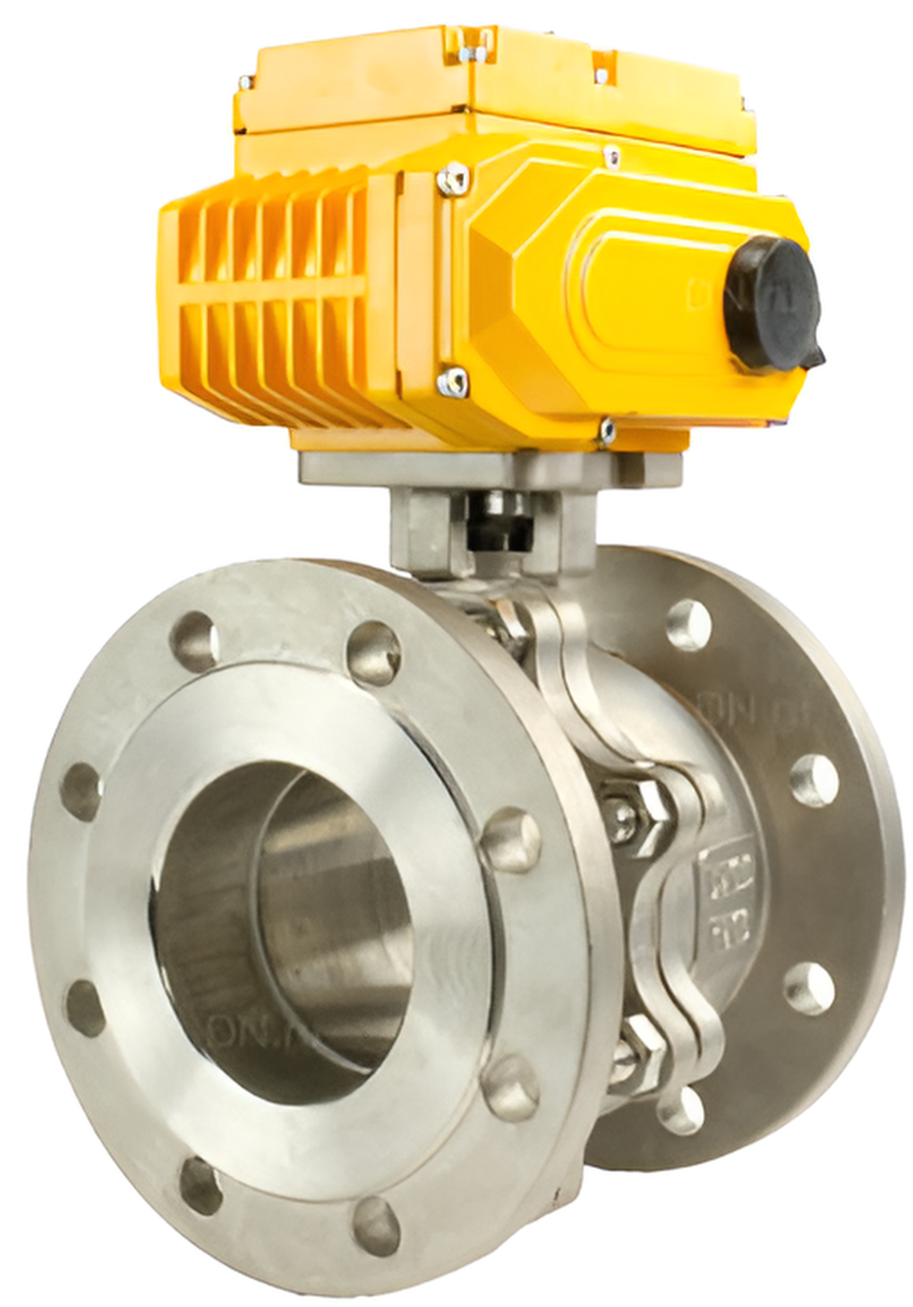 Изображение товара Кран шаровой с электроприводом DN.RU DN160-01960 фланцевый нержавеющая сталь Ду100