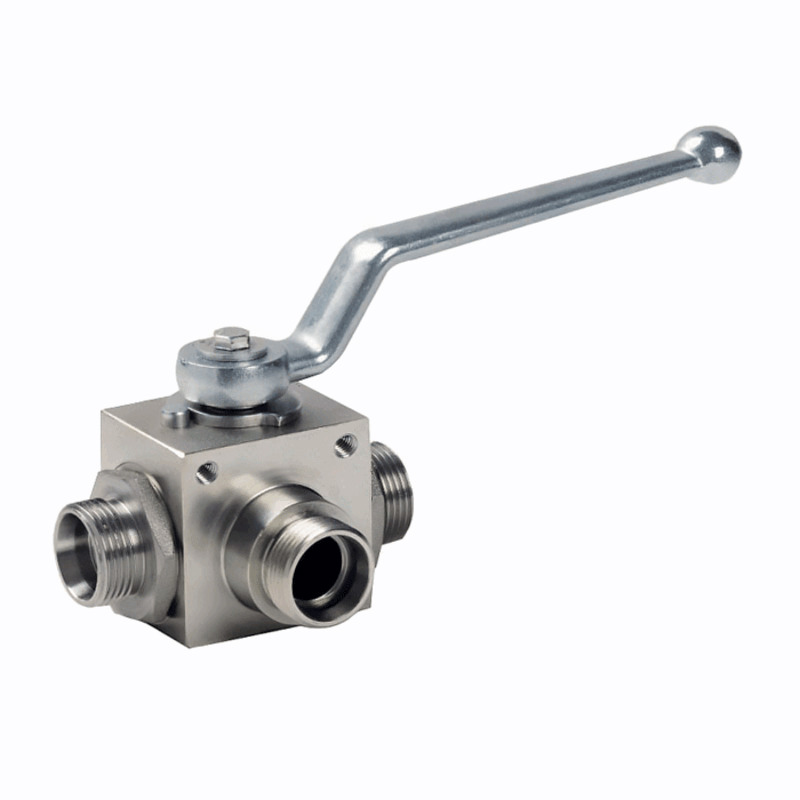 Изображение товара Трехходовой гидравлический кран из стали DN 20 (3/4") Titan Lock