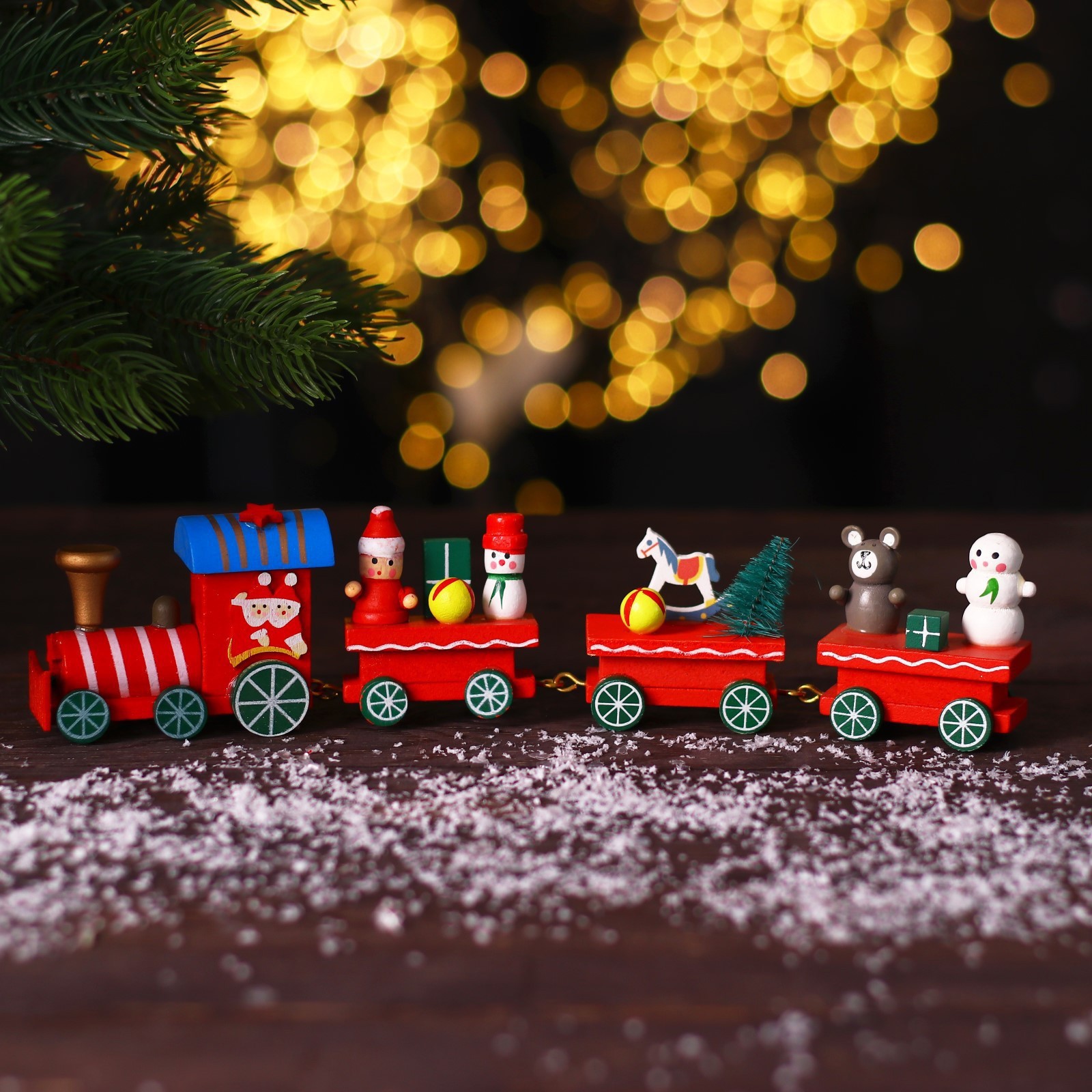 Изображение товара Сувенир Лесная Мастерская Новогодний поезд 24.5 см