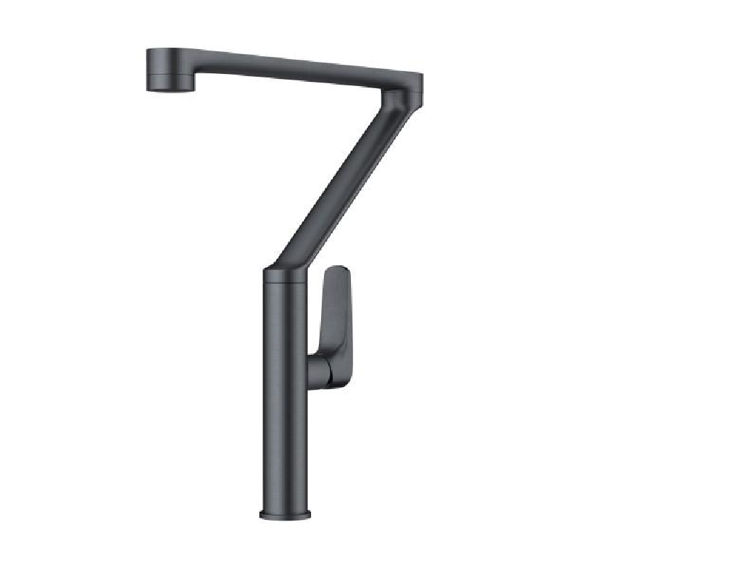 Изображение товара Смеситель для кухни однорычажный Omoikiri Tara излив 33.2 см цвет графит
