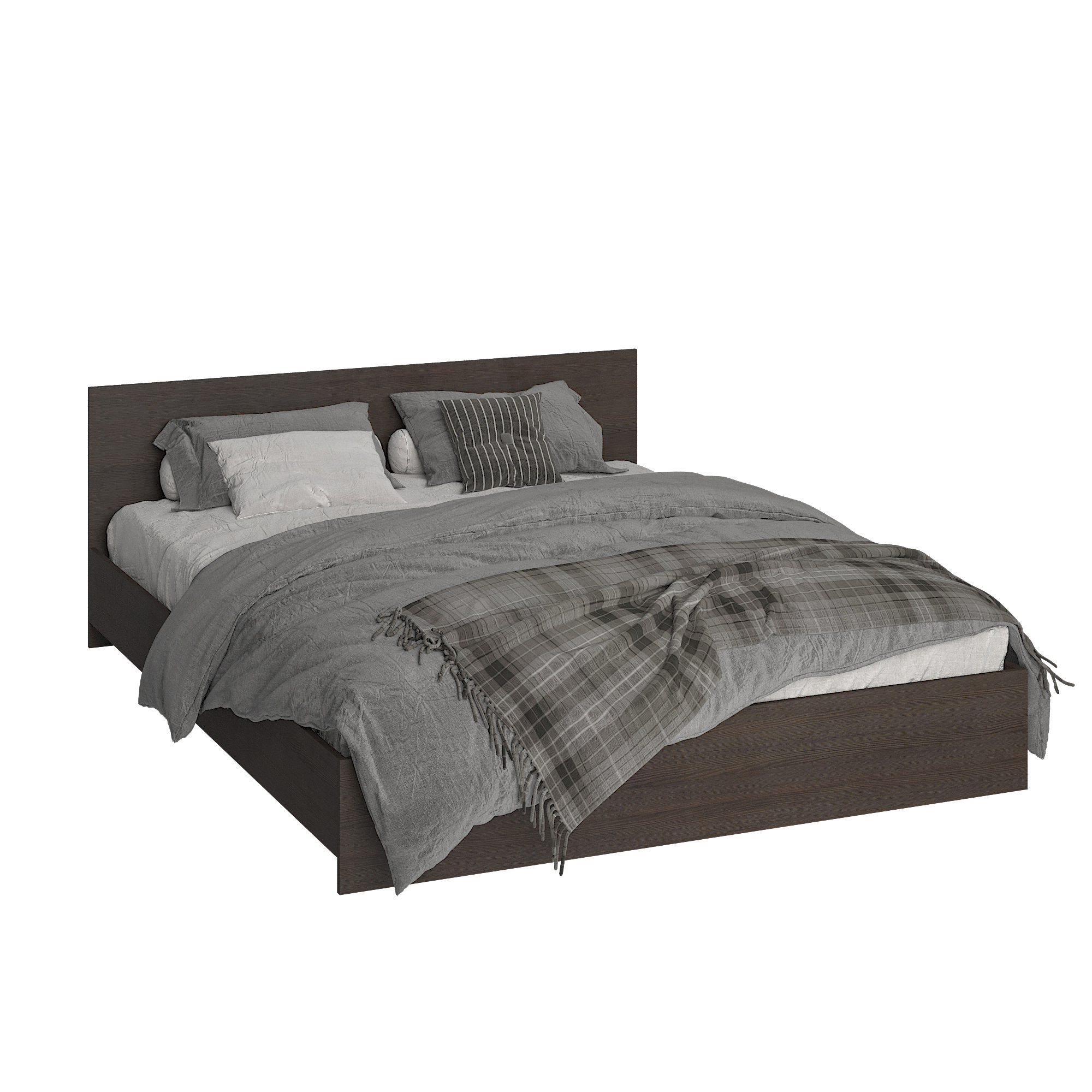 Изображение товара Кровать Интерьер-центр Ронда 160x200 см ЛДСП цвет венге