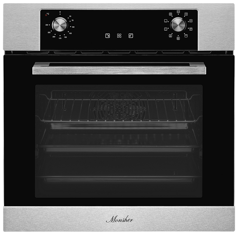 Изображение товара Электрический встраиваемый духовой шкаф Monsher MOE 6092 Acier 59.5x59.5x58.5 см