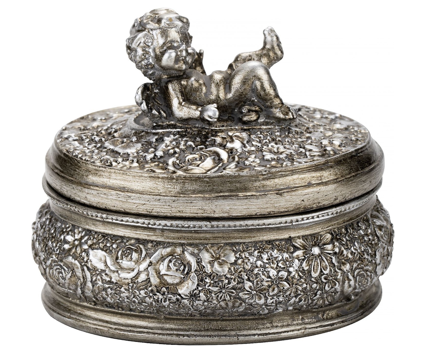 Изображение товара Шкатулка с ангелом 45-082 10x8 см — декоративная накладка ГЛАСАР