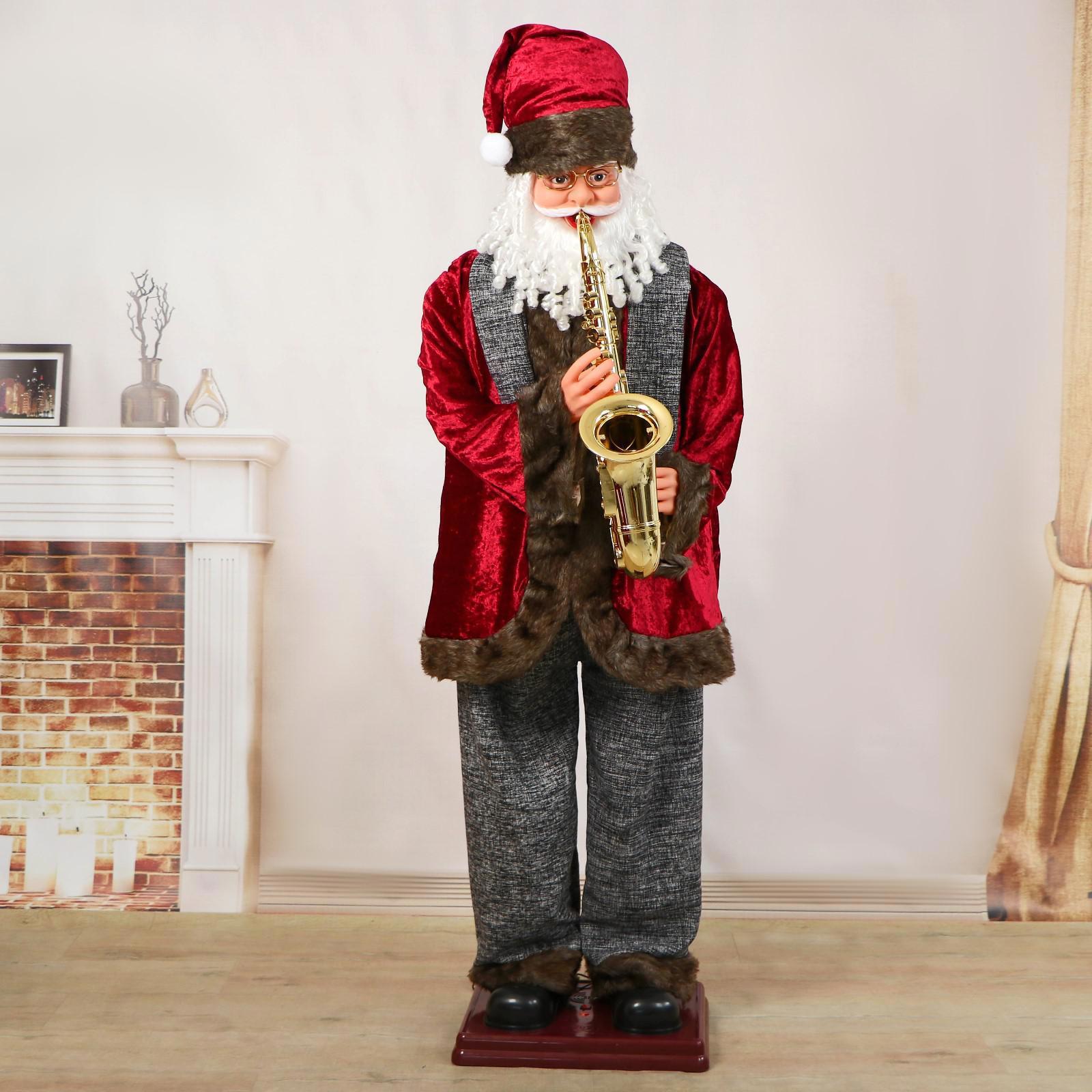 Изображение товара Д decorative figure Зимнее волшебство Дед Мороз с саксофоном