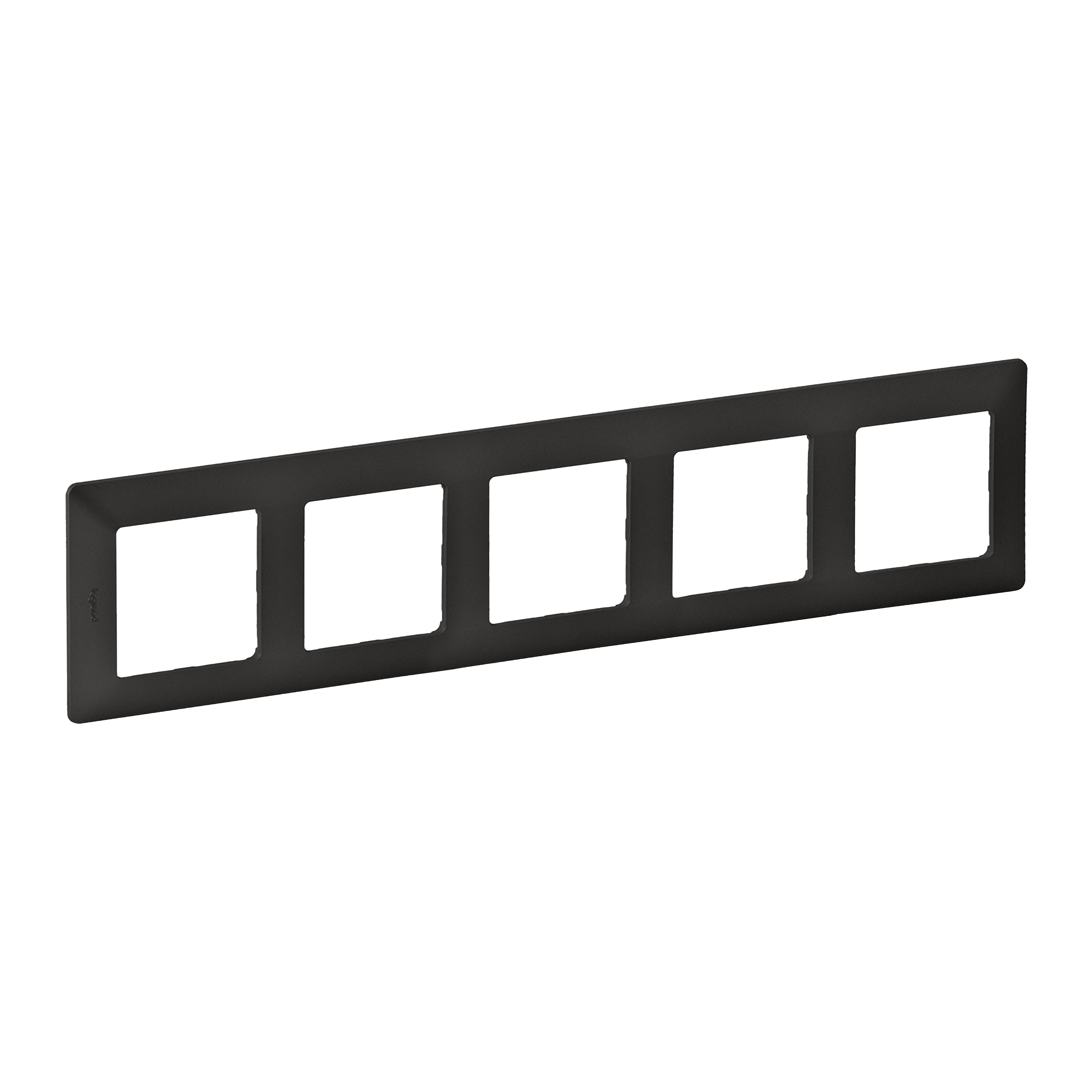 Изображение товара Valena life 5 постов графит рамка для розеток и выключателей