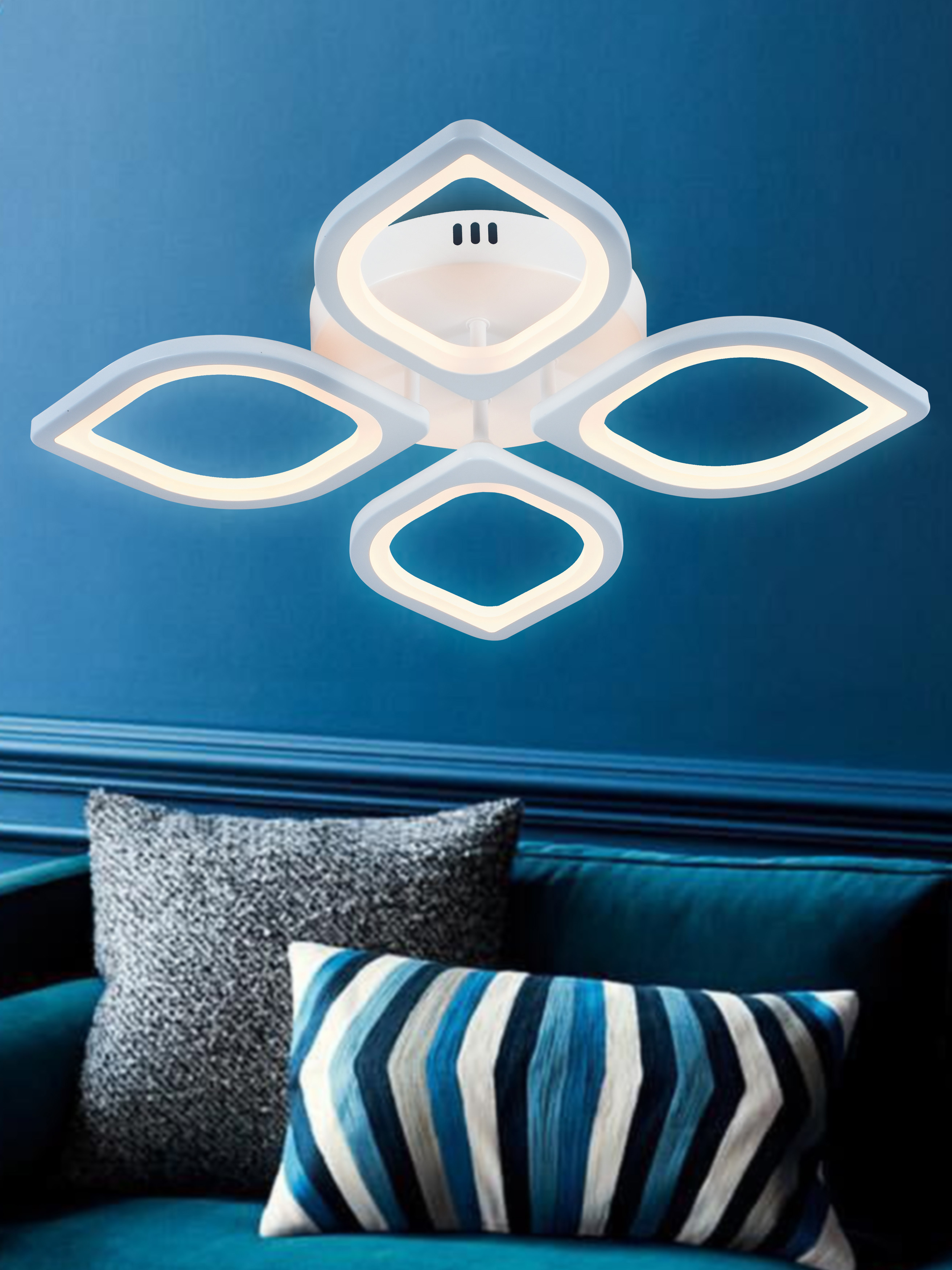 Изображение товара Люстра потолочная Rivoli Amanita регулируемый белый свет 80 Вт современная