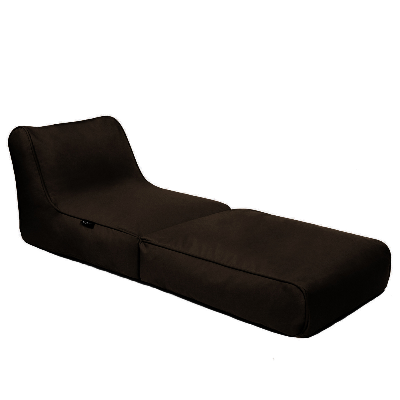 Изображение товара Органический складной бескаркасный шезлонг Goodpoof Transformer/brown 160х65 см для улицы и дома