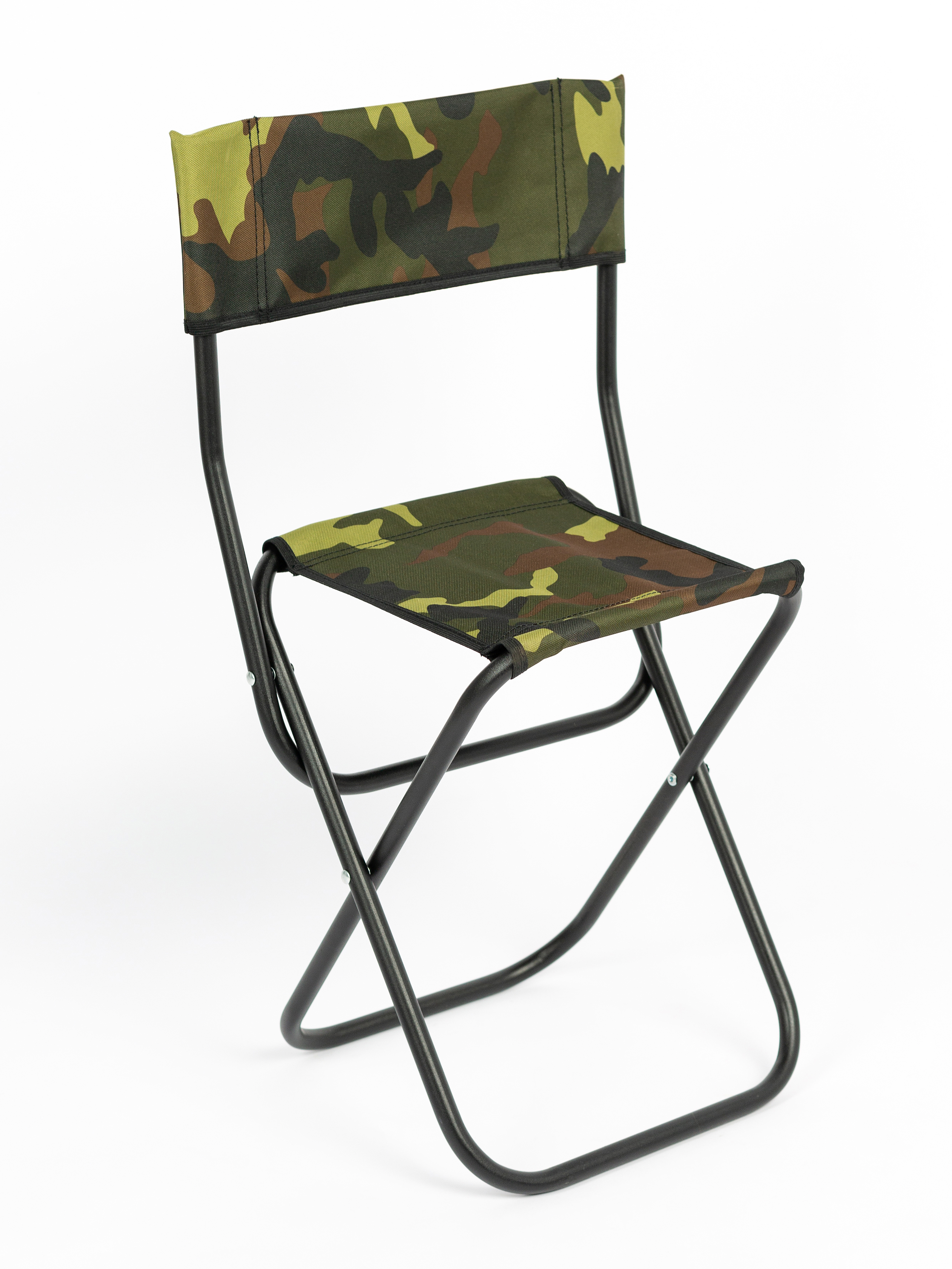 Изображение товара Стул садовый складной Leomik 80637 32 см х 72 см х 43 см сталь черный 2 шт