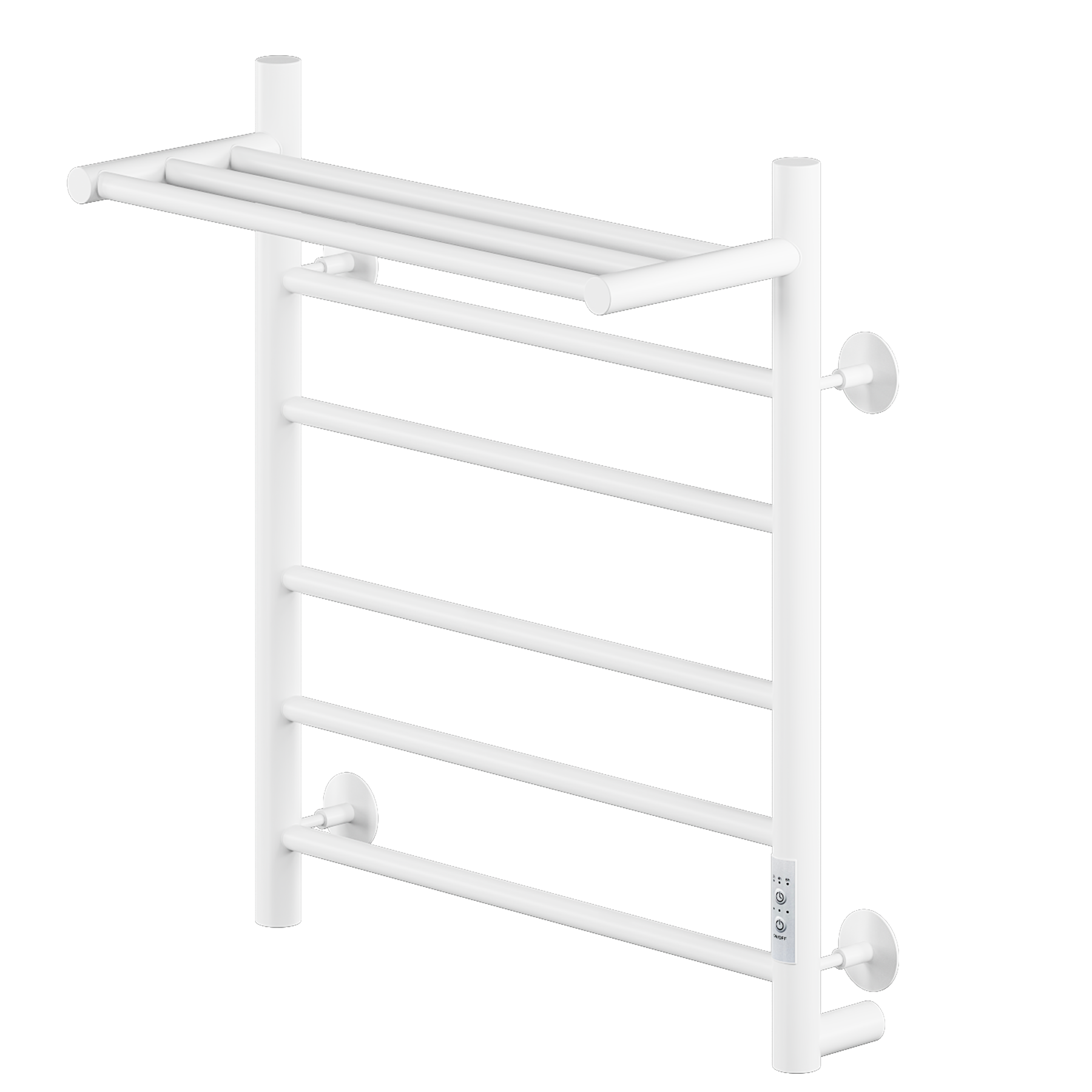 Изображение товара Электрический полотенцесушитель Ника WAY-2 600x500 мм 318 Вт с терморегулятором и полкой белый