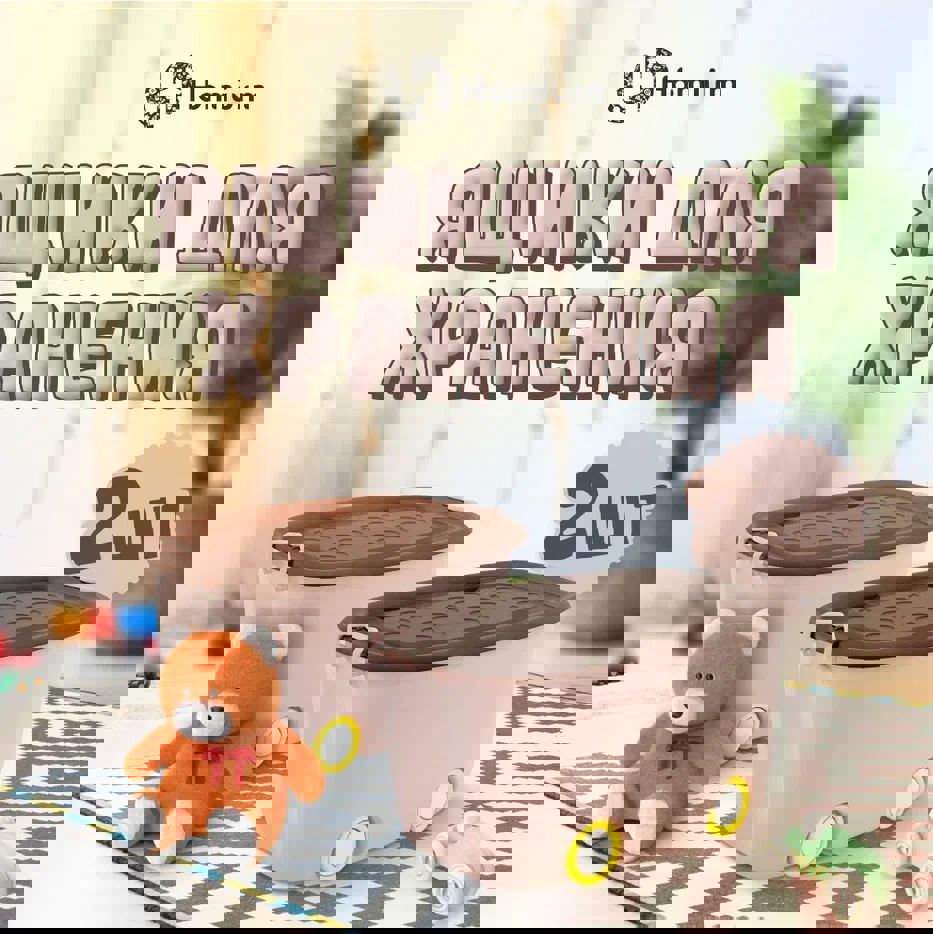 Изображение товара Набор ящиков для хранения 2 шт Homium 58x38x38 см коричневый