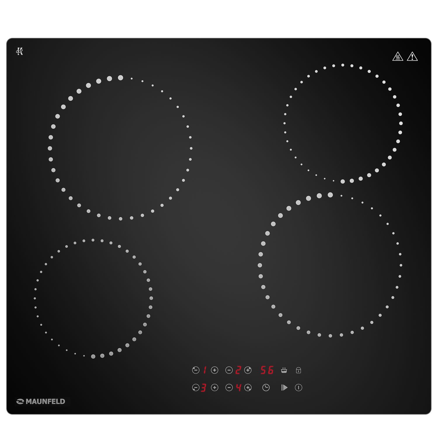 Изображение товара Электрическая варочная панель Maunfeld CVCE594PBK 59 см 4 конфорки