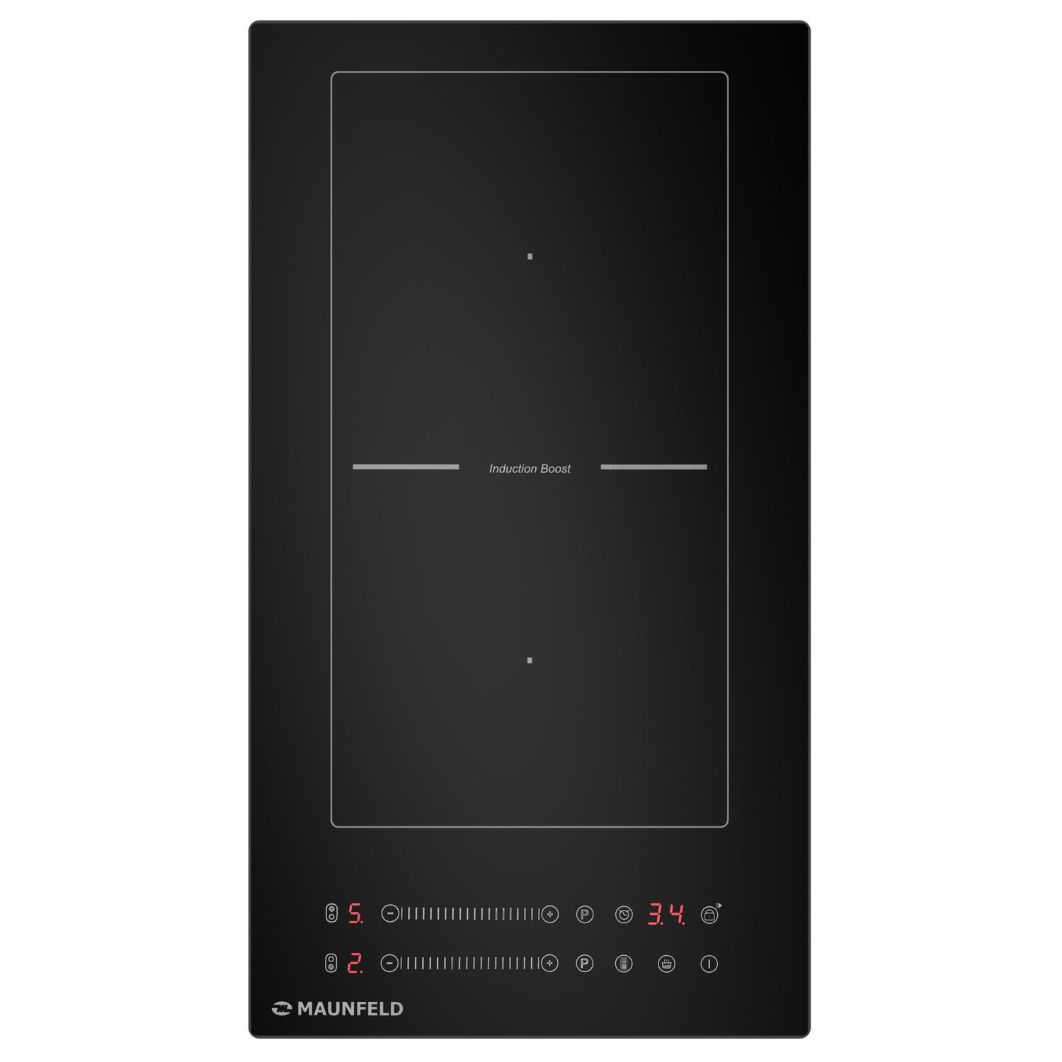 Изображение товара Индукционная варочная панель Maunfeld CVI292S2BBK 29 см 2 конфорки цвет черный