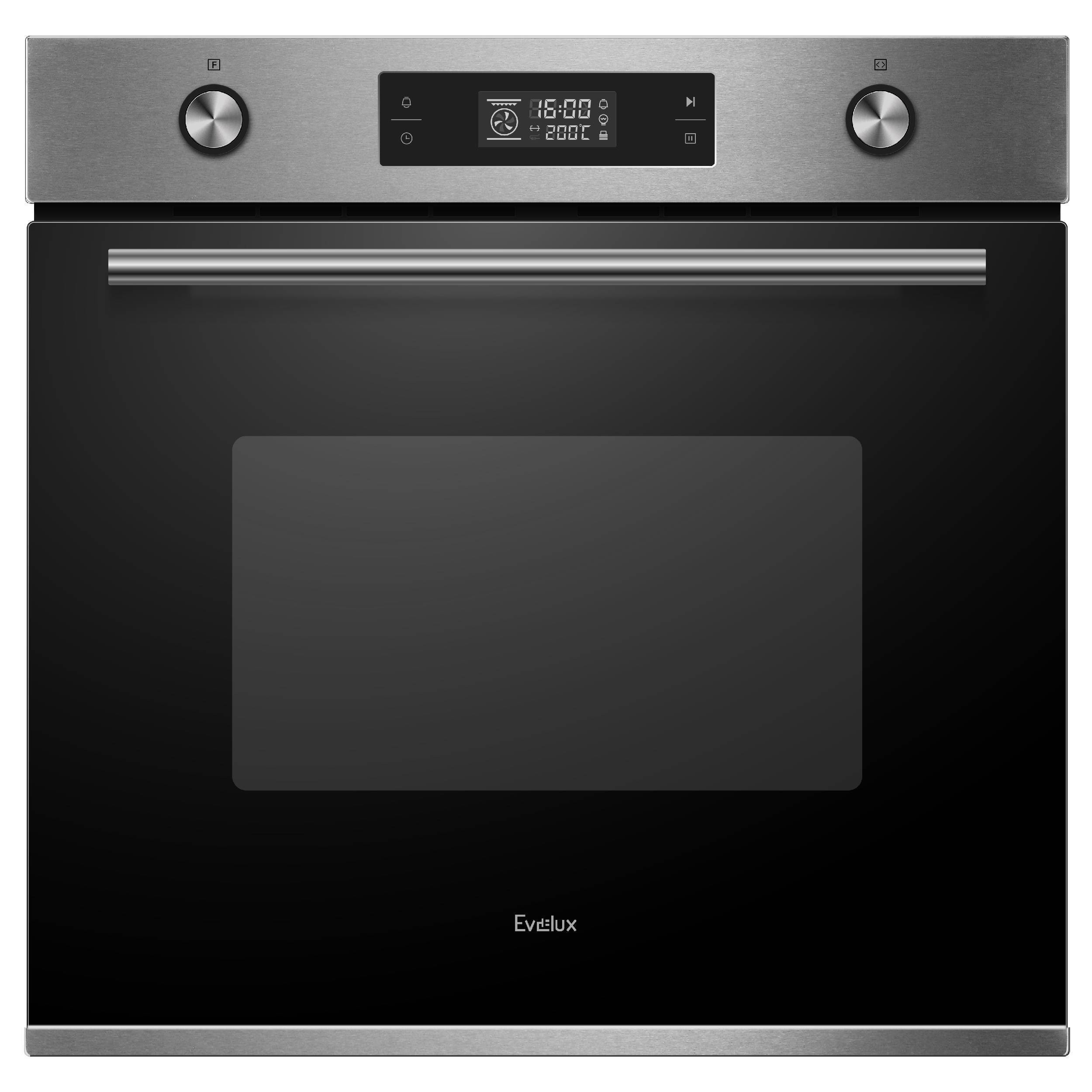 Изображение товара Электрический духовой шкаф Evelux Eo 650 px 60x57.5x59.5 см цвет нержавеющая сталь