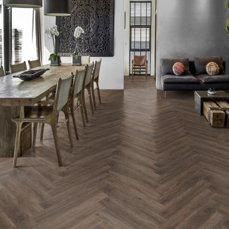 Изображение товара ПВХ плитка Decorifica Carpenter Oak 43 класс, толщина 5 мм, 2.34 м²