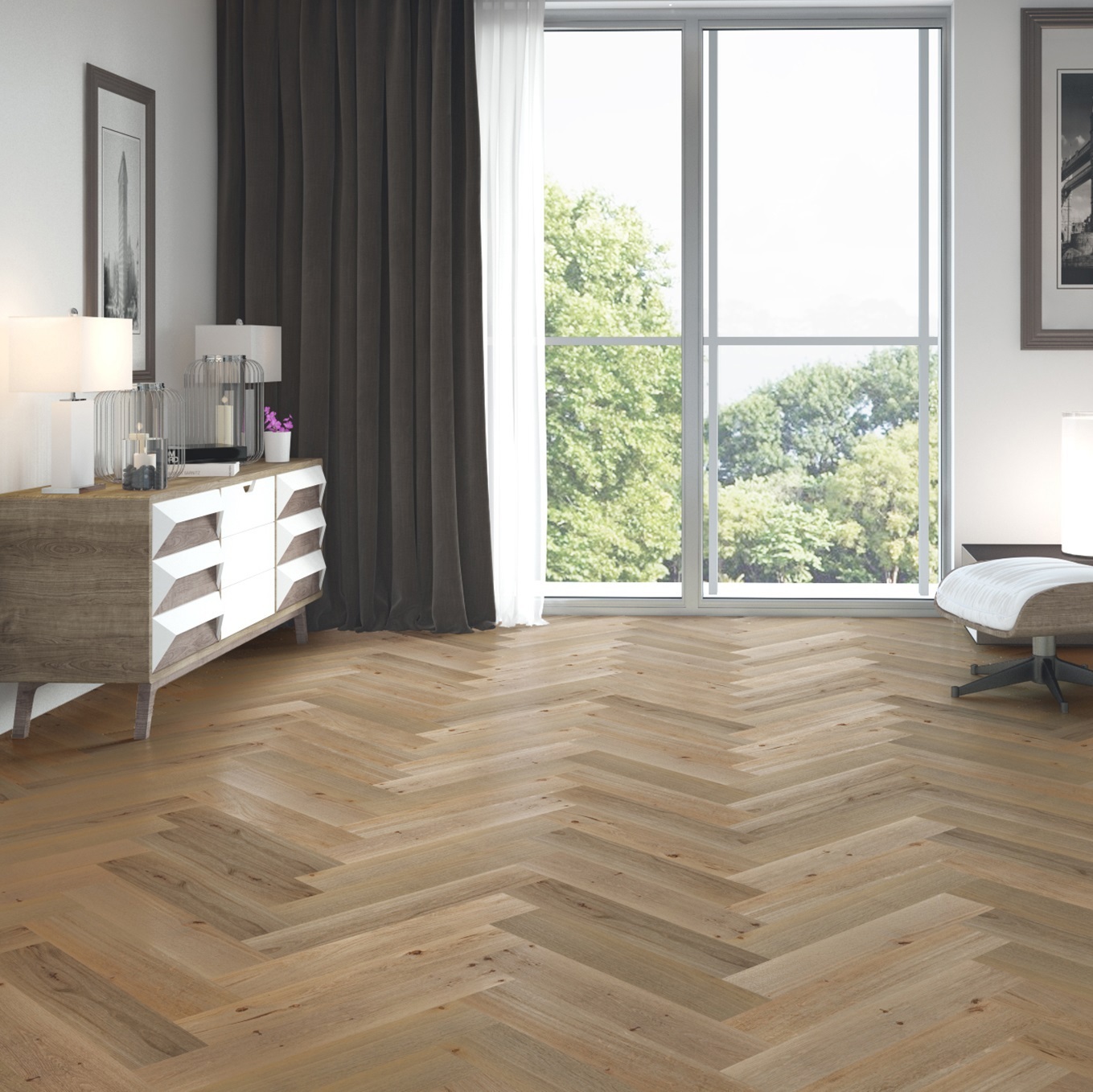 Изображение товара ПВХ плитка Decorifica Rustic Oak 43 класс толщиной 5 мм 2.3 м²