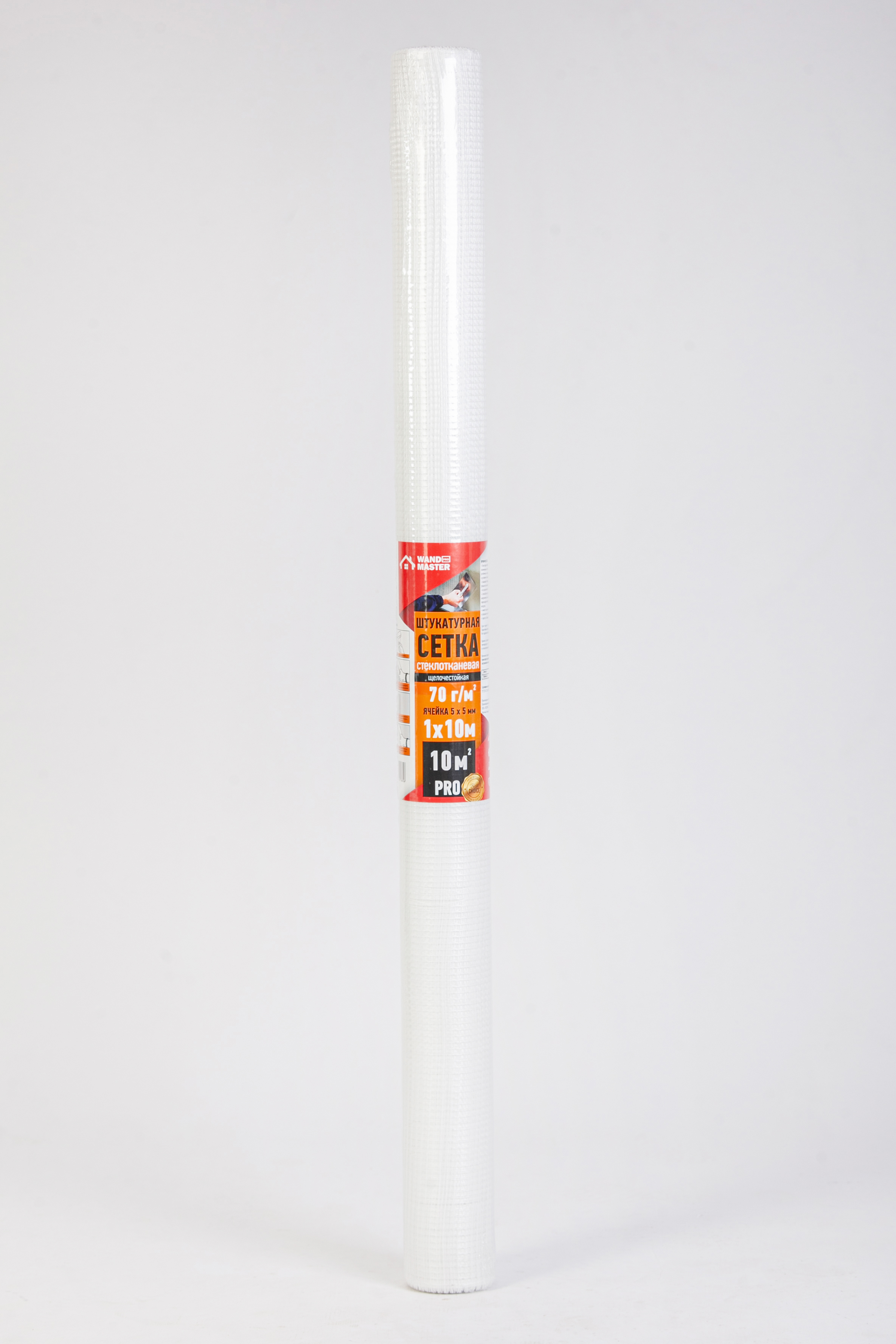 Изображение товара Сетка стеклотканевая штукатурная 5x5 Wand Master Pro 70 г/м² 1x10 м