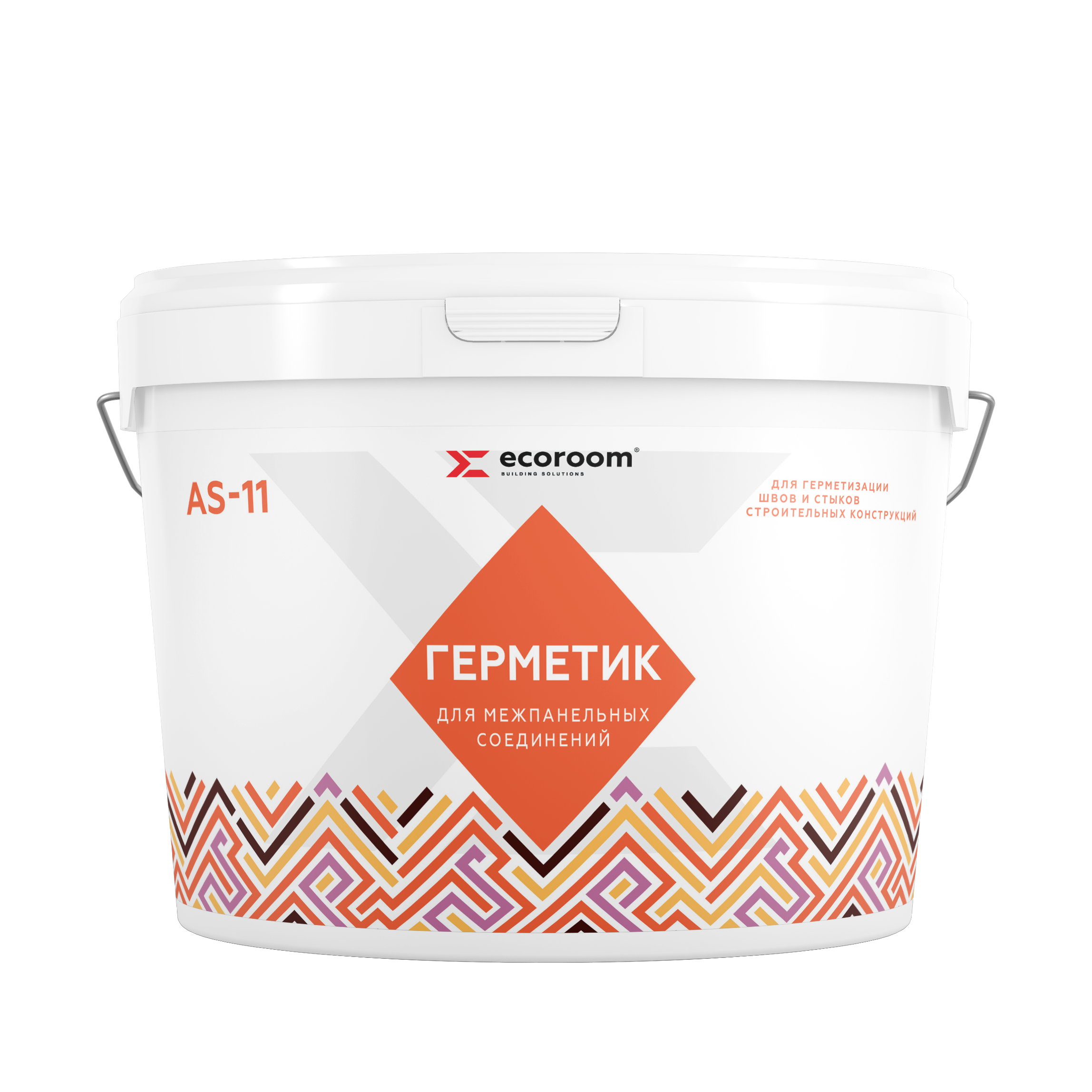 Изображение товара Герметик акриловый Ecoroom as-11 для межпанельных швов белый 10000 мл