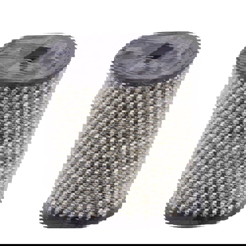 Изображение товара Бусы из ПВХ 753595 100 см серый серебристый легкое модное украшение