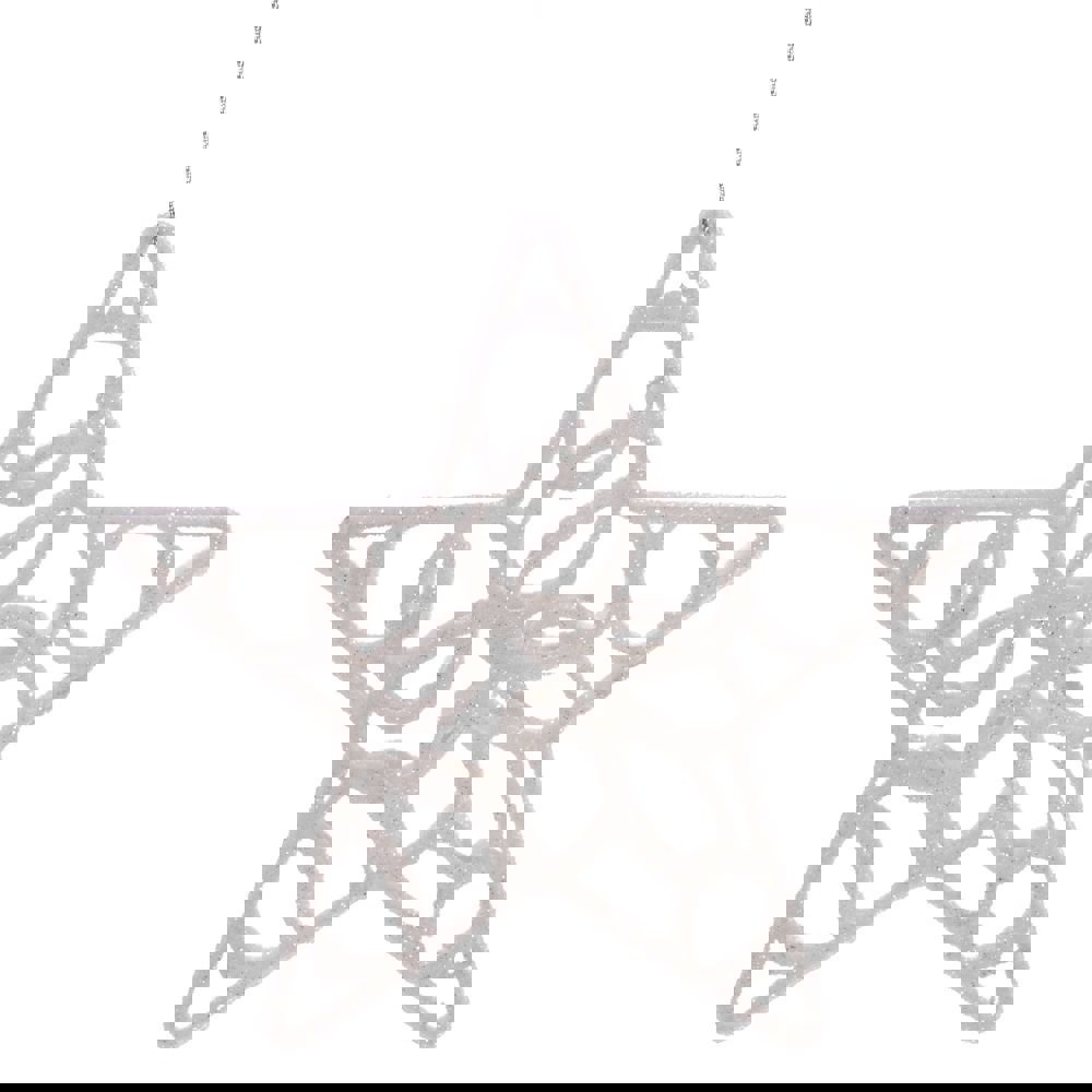 Изображение товара Елочная игрушка Звезда 754276 12.5 см белая