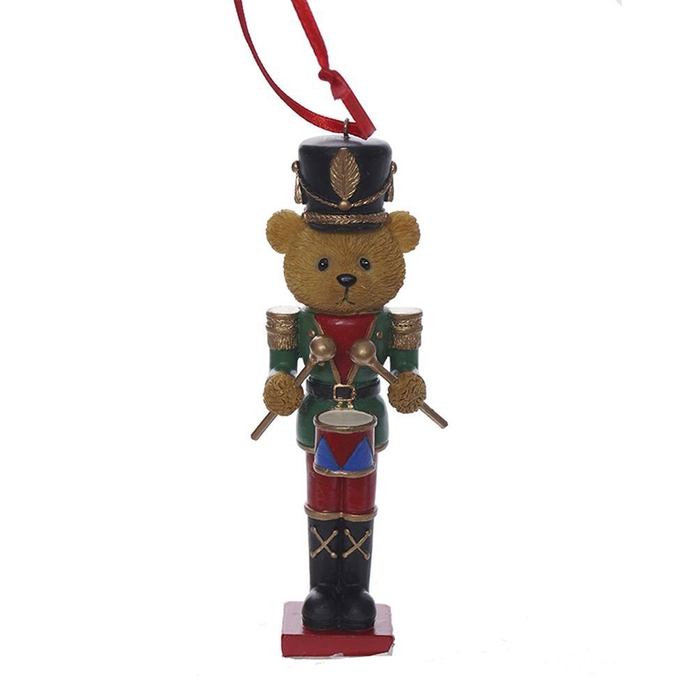 Изображение товара Елочная игрушка Медвежонок 14 см разноцветная для новогоднего декора