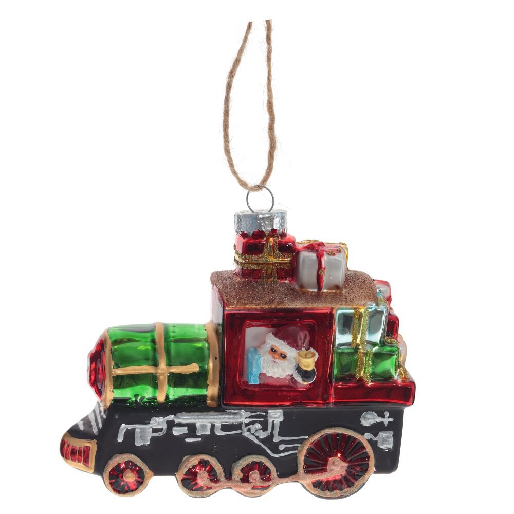 Изображение товара Елочная игрушка Поезд 794421 10 см х 6 см разноцветный
