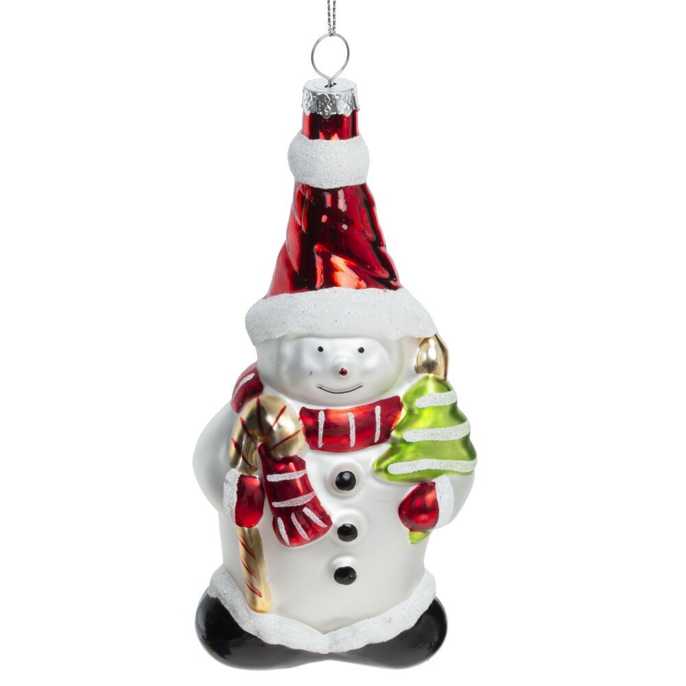 Изображение товара Елочная игрушка Снеговик 779061 17 см х 4 см разноцветный